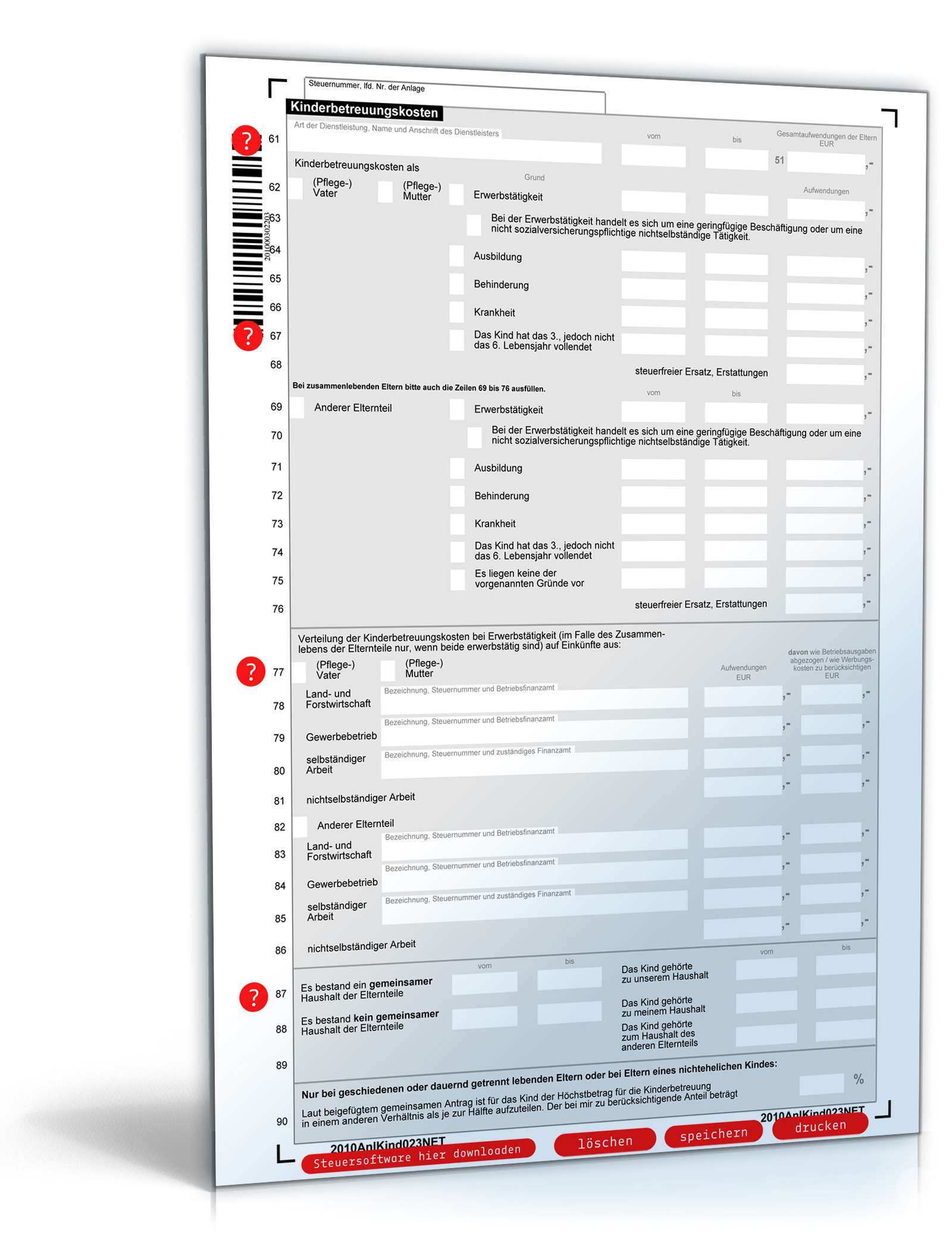 Anlage Kind 2010 PDF. Seite: 3