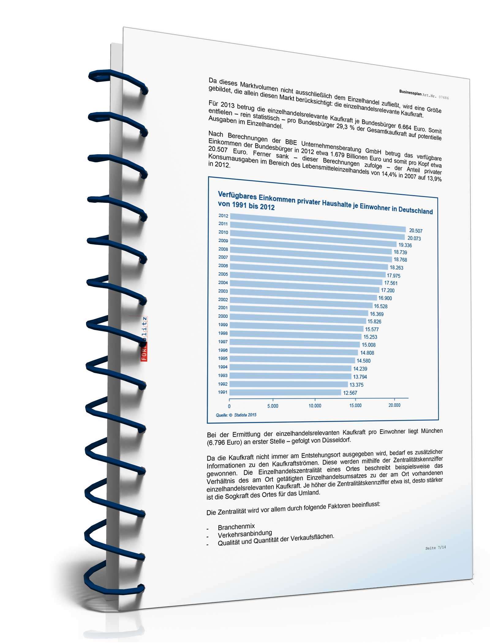 Businessplan Drogerie / Parfümerie Excel. Seite: 5