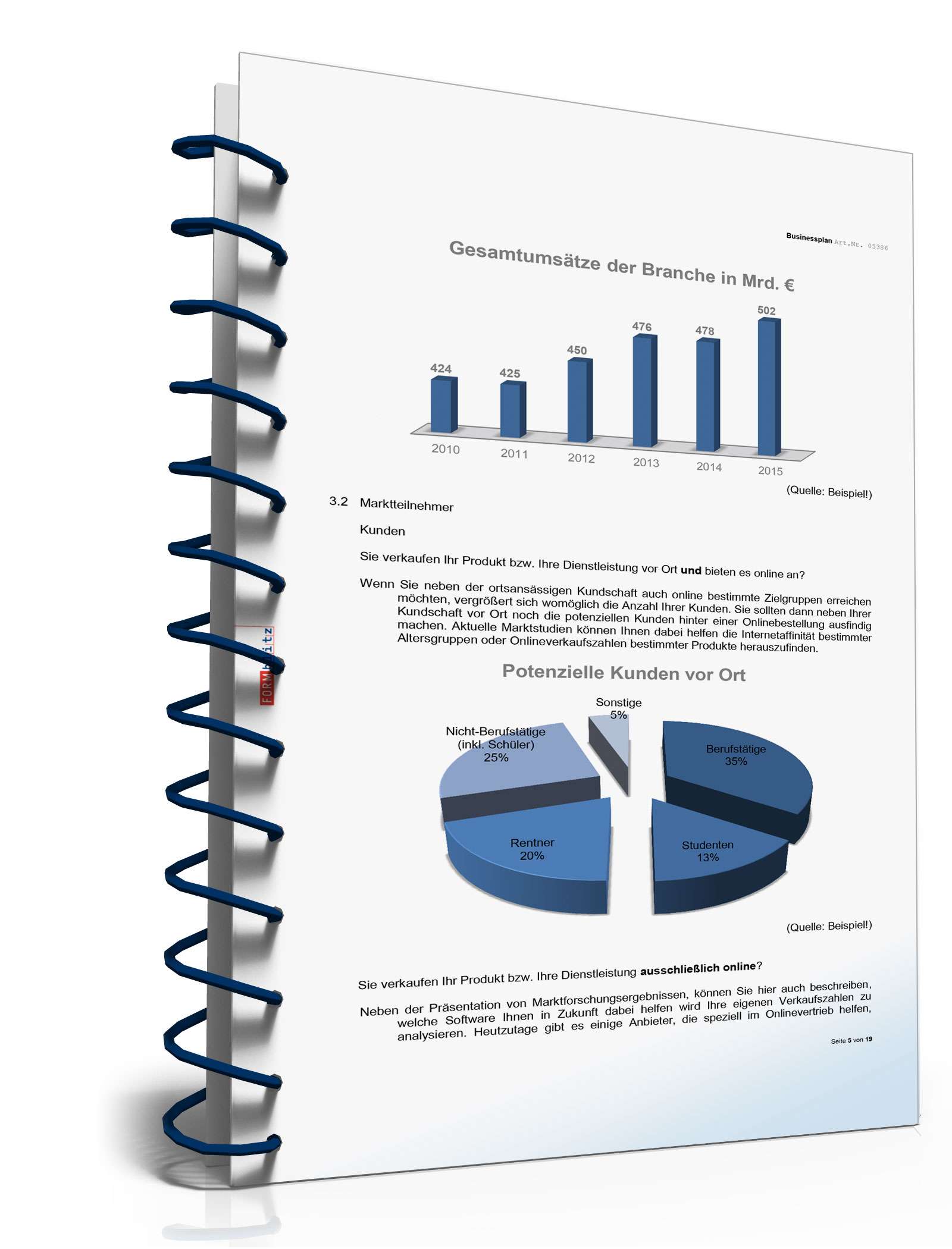 Businessplan E-Commerce Excel. Seite: 3