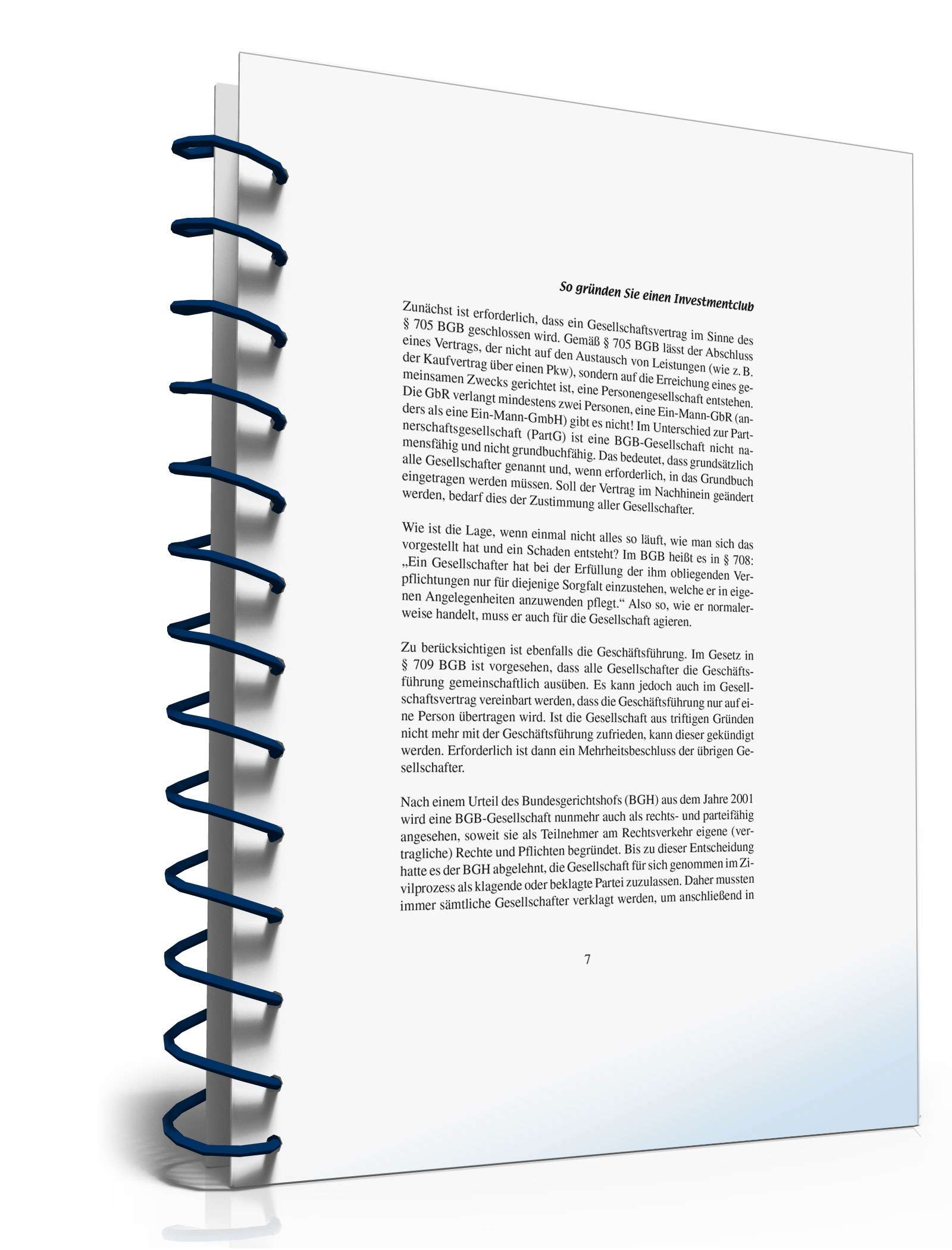 So gründen Sie einen Investmentclub PDF. Seite: 7