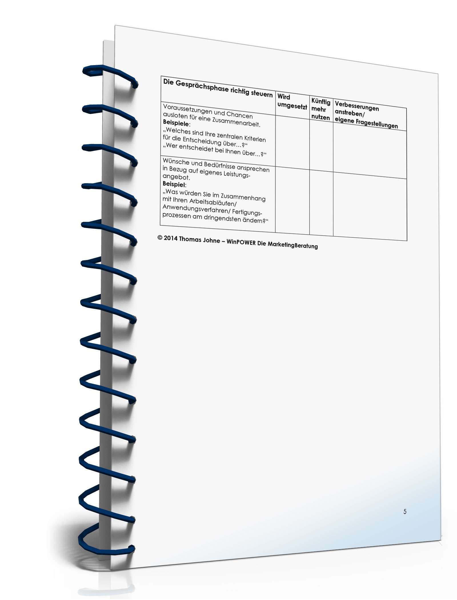 Checkliste Kundenbedarf ermitteln PDF. Seite: 5