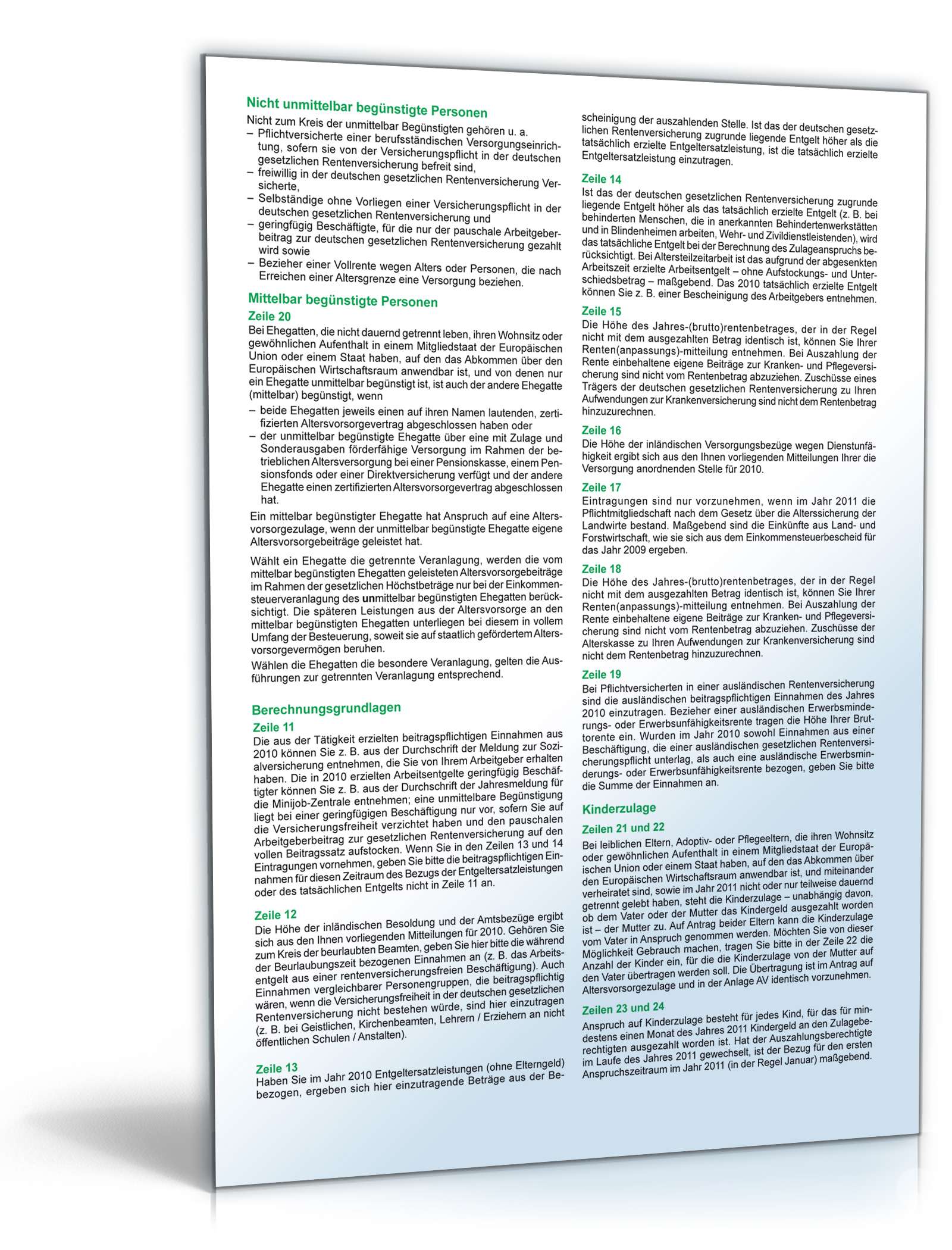 Anlage AV 2011 PDF. Seite: 3