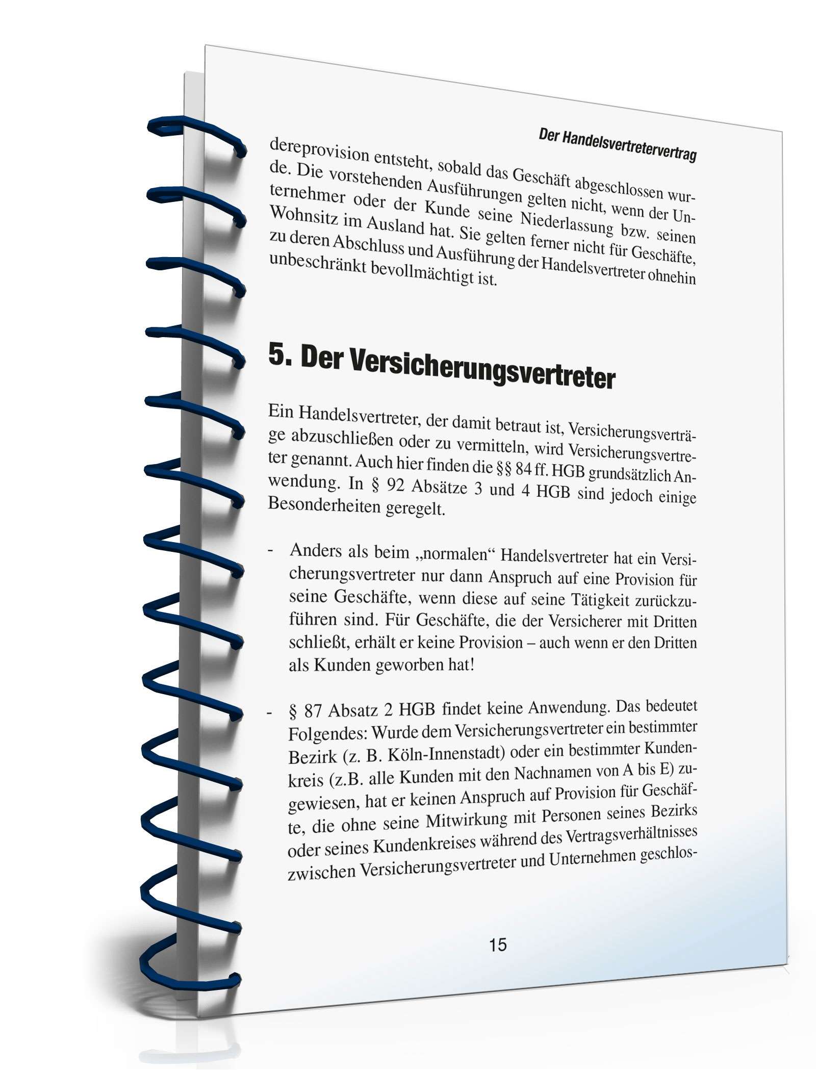 Handelsvertretervertrag abschließen PDF. Seite: 14