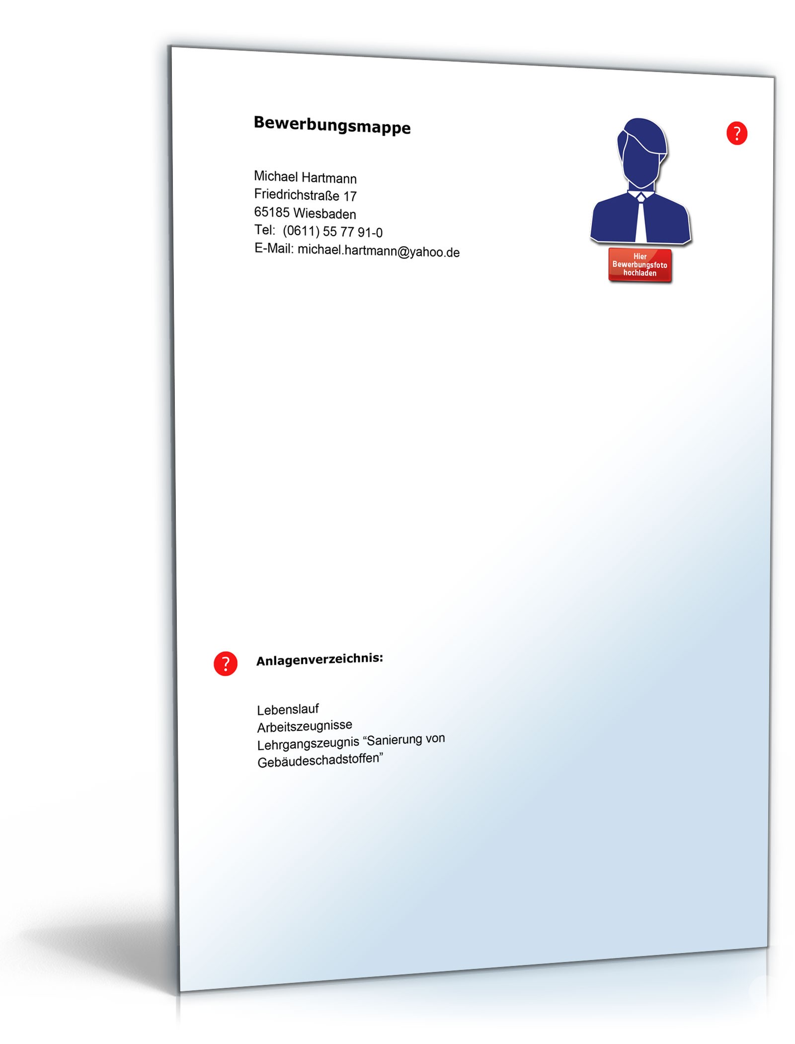 Lebenslauf Sicherheitsdienst Excel