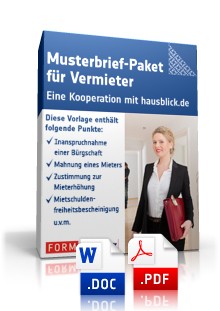 Musterbrief-Paket für Vermieter Excel