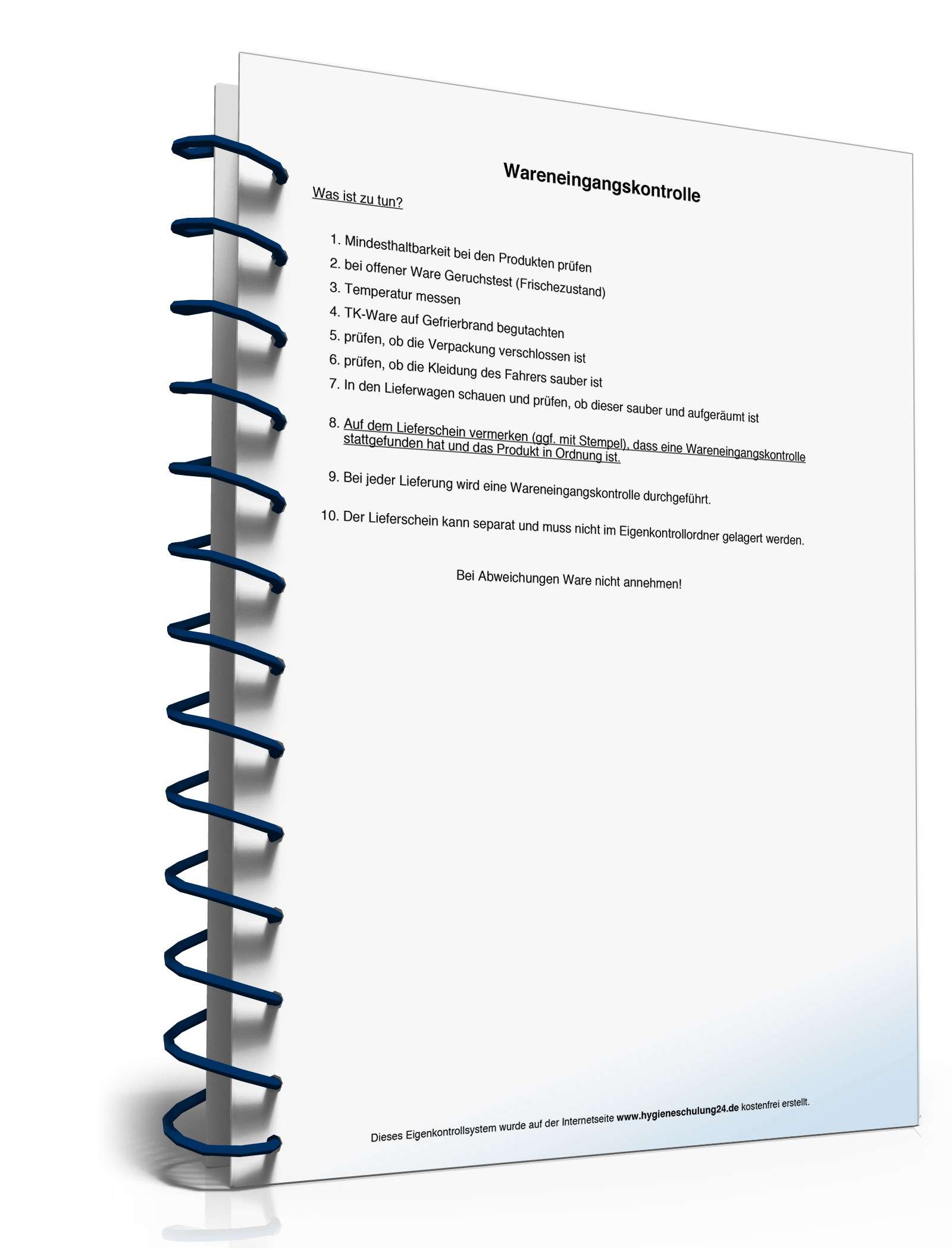 HACCP-Eigenkontrolle Speisegaststätte PDF. Seite: 7