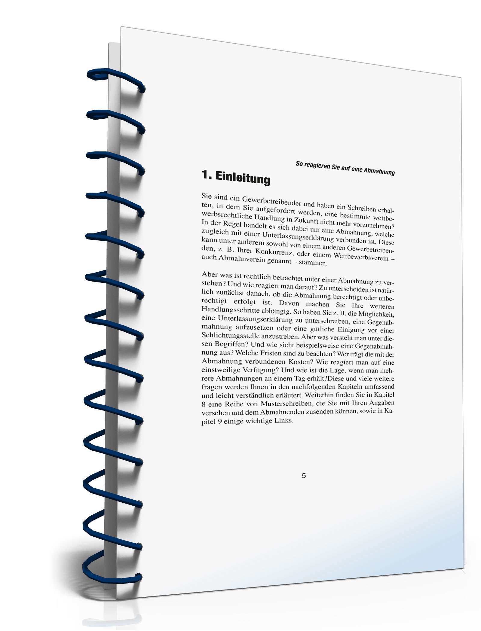 Ratgeber Reaktion Abmahnung PDF. Seite: 5