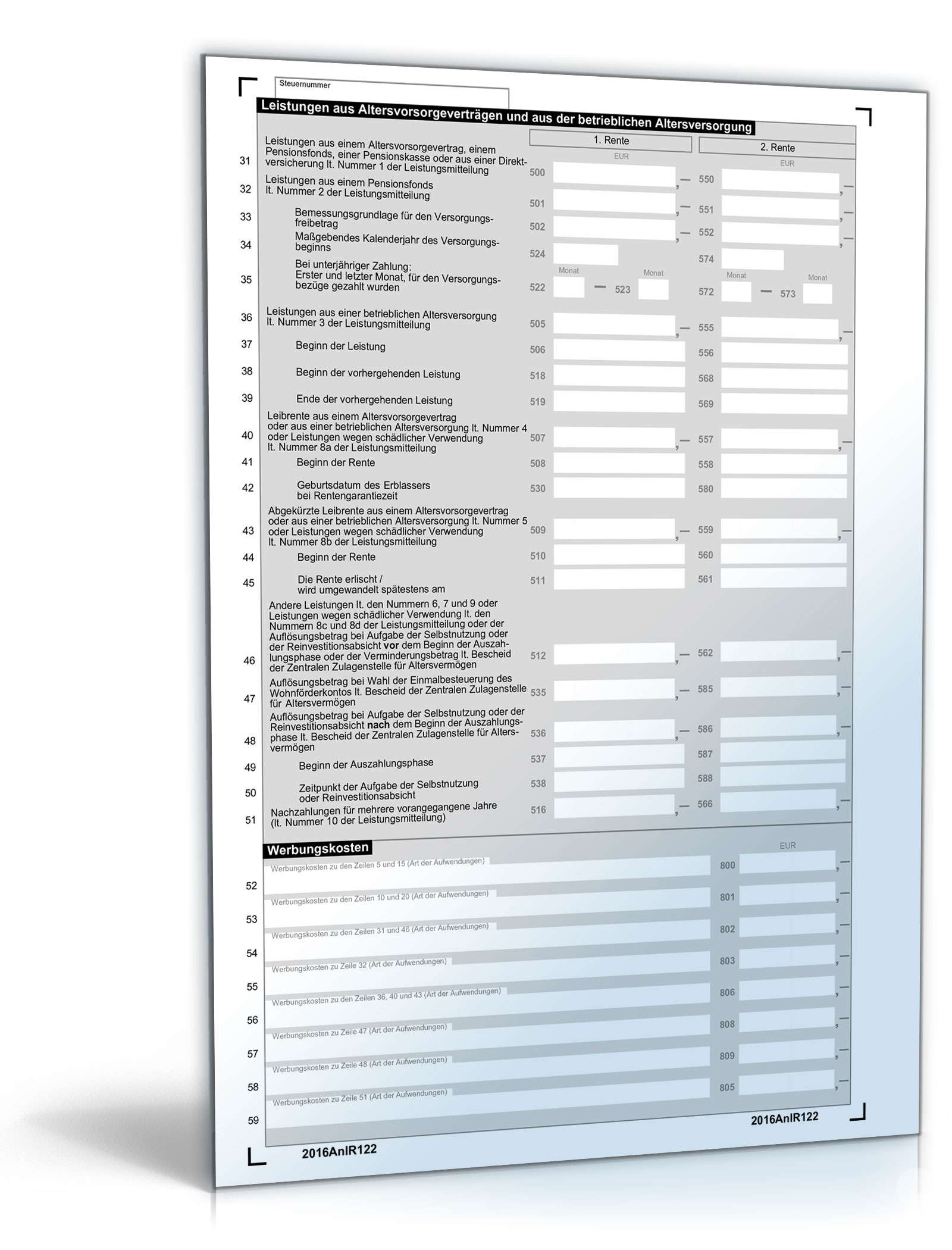 Anlage R 2016 PDF. Seite: 2