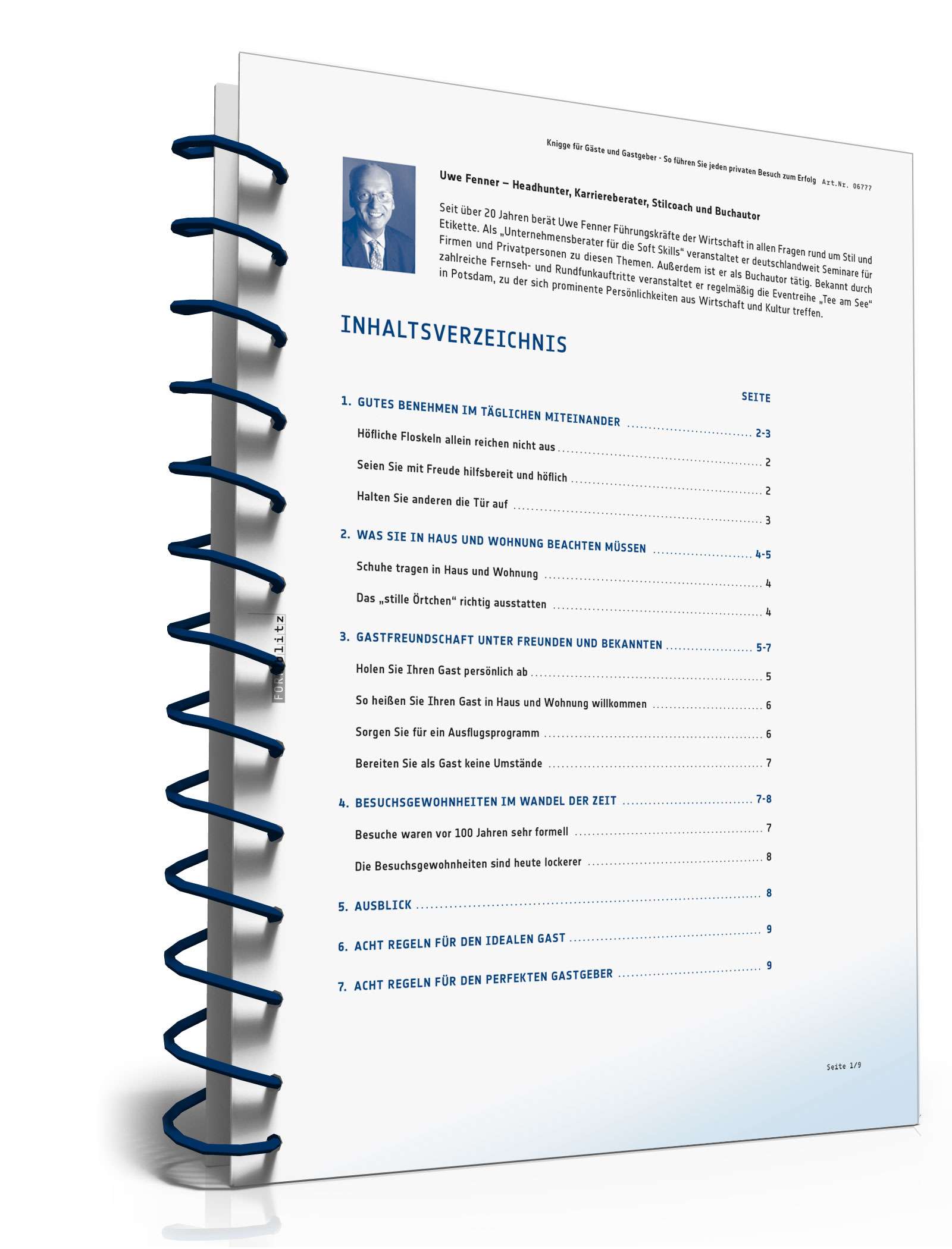 Knigge für Gäste und Gastgeber PDF. Seite: 2