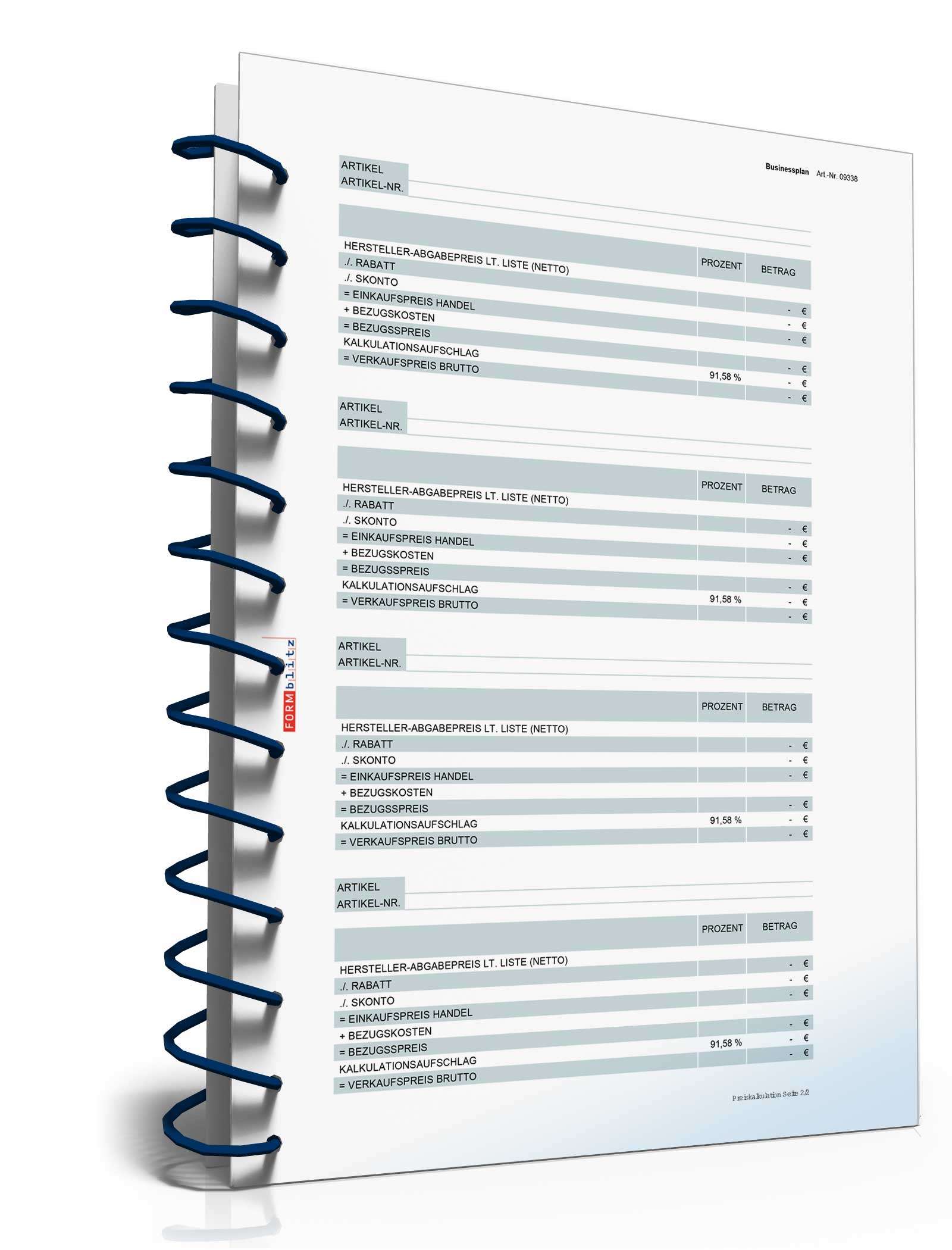Businessplan Imbiss Excel. Seite: 24