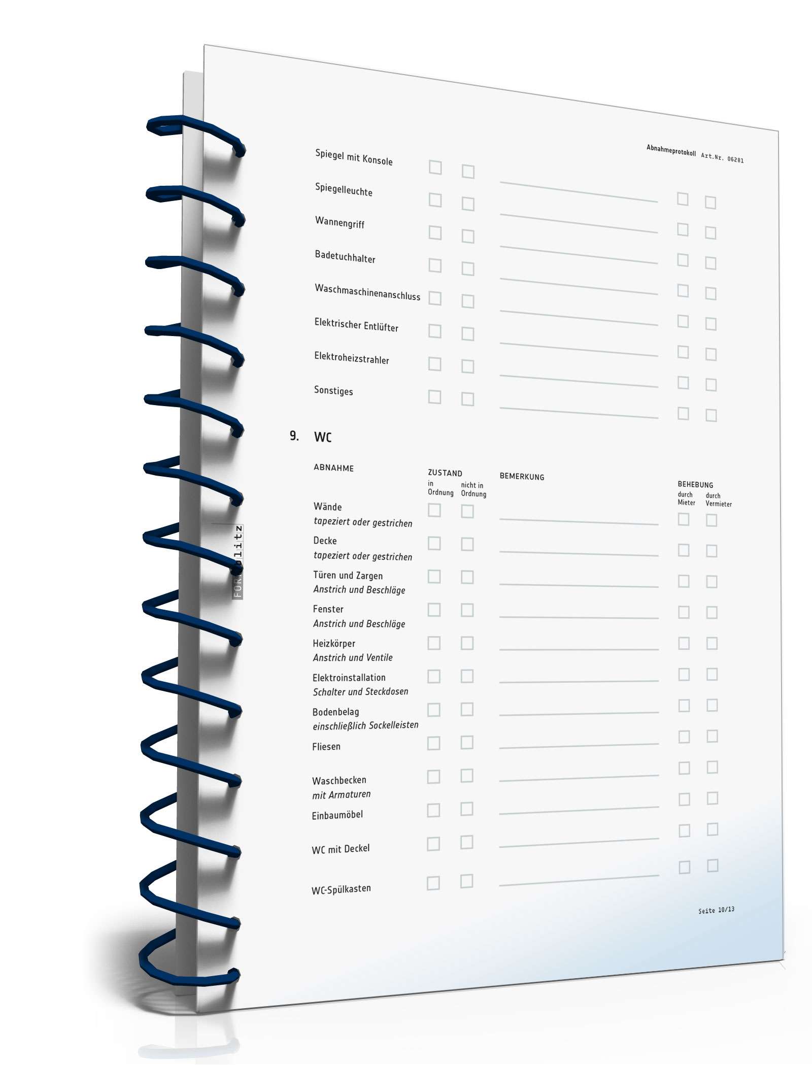 Ratgeber Mietrecht Wohnungsübergabe PDF. Seite: 11
