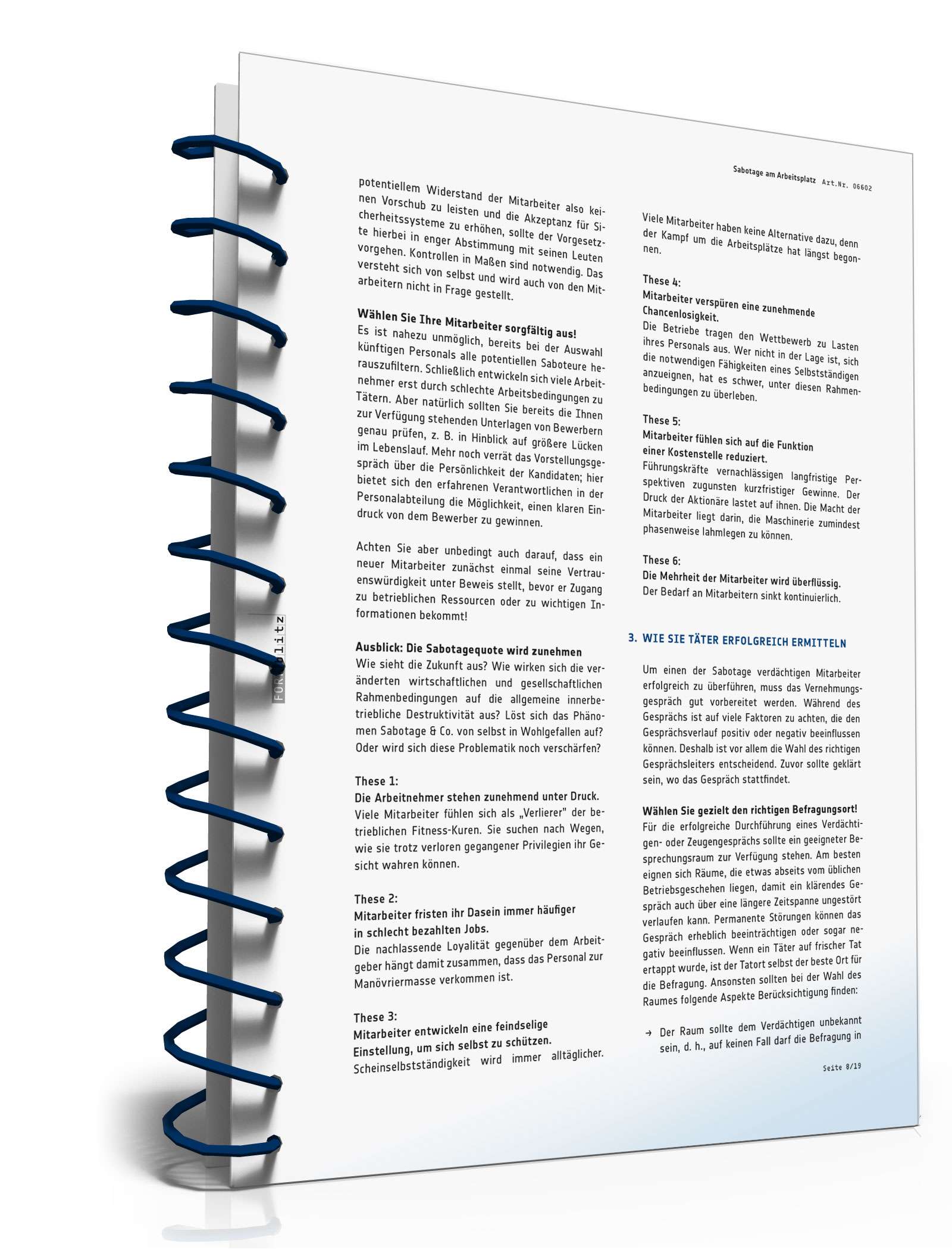 Ratgeber Sabotage Arbeitsplatz PDF. Seite: 9