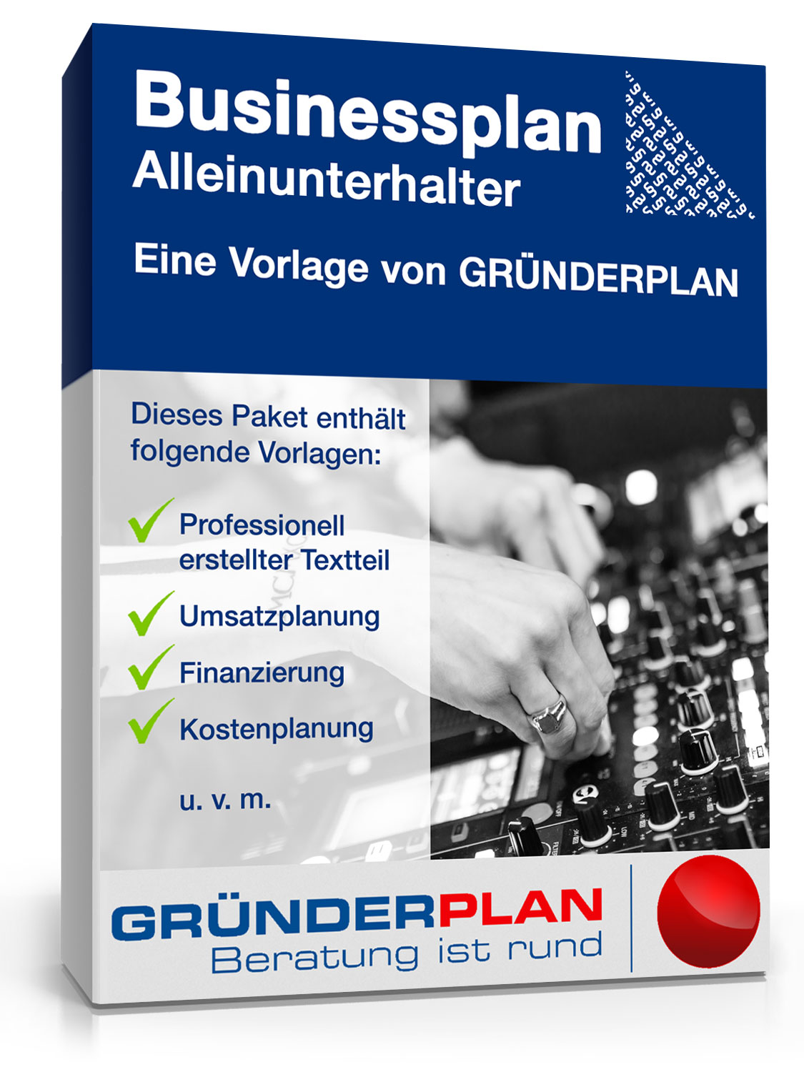 Businessplan Alleinunterhalter Excel