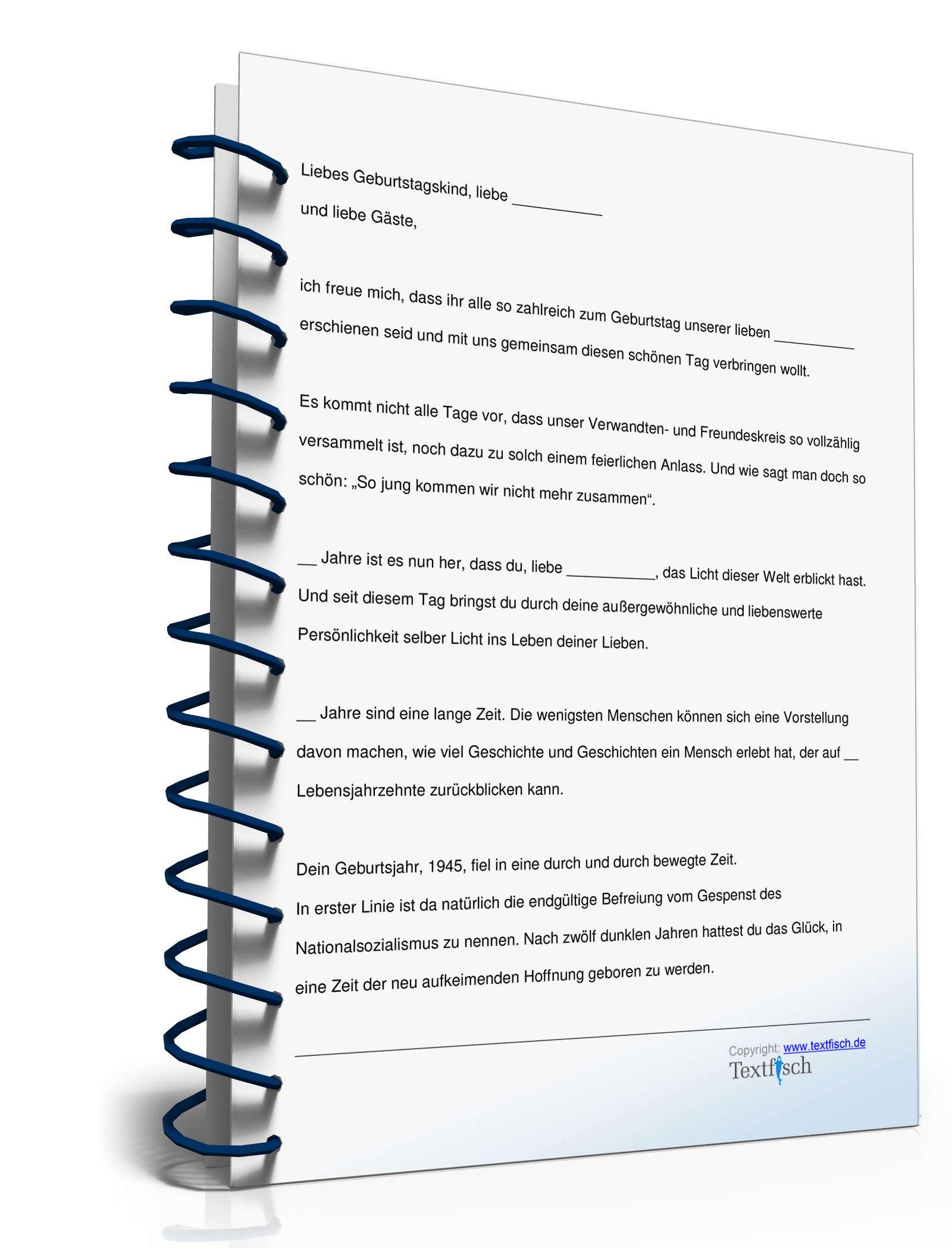 Geburtstagsrede Frau Jahrgang 1945  PDF. Seite: 2