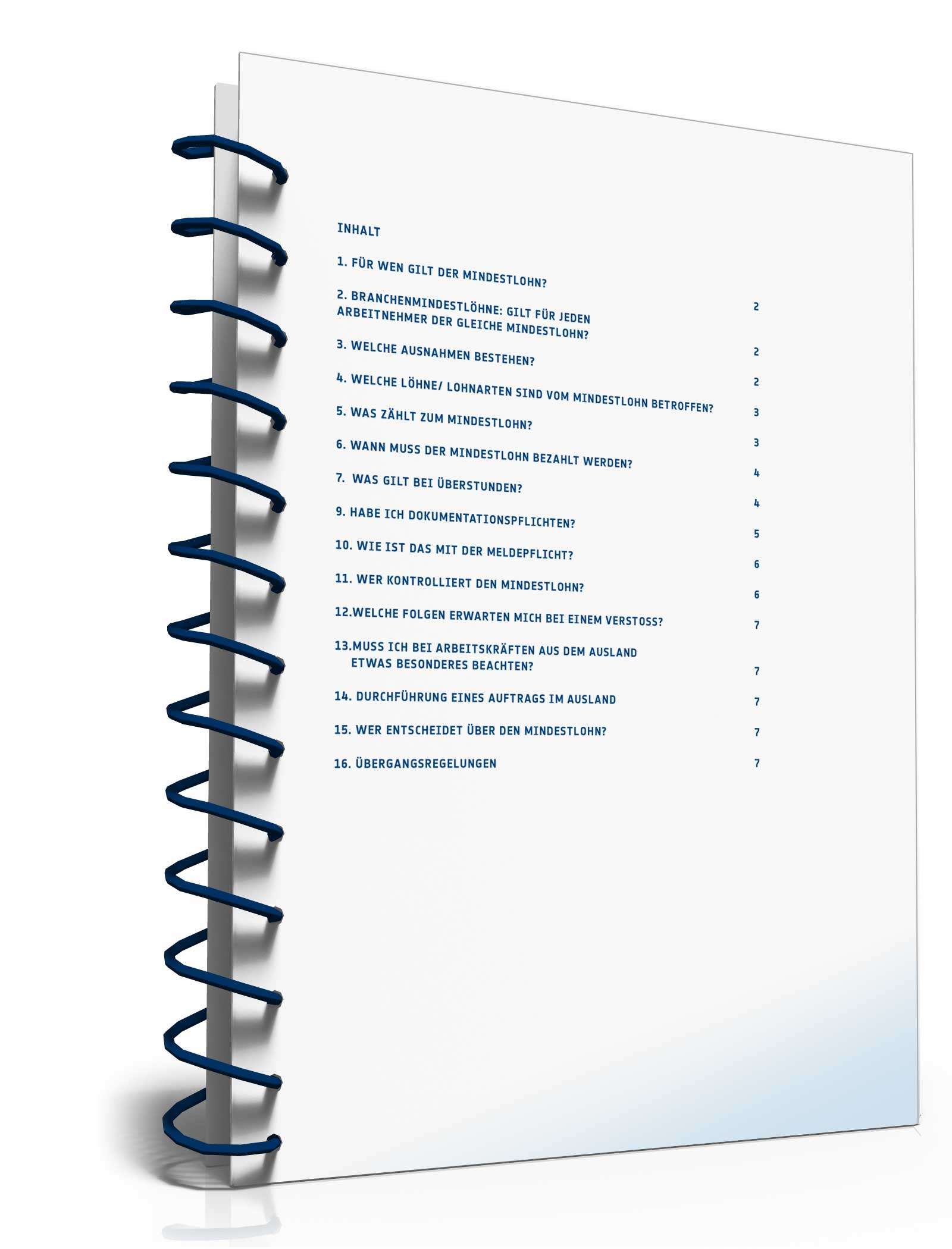 Die wichtigsten Erläuterungen zum MiLoG PDF. Seite: 2