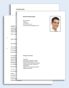 Bewerbungs-Paket Hotel- und Gastgewerbe  Excel