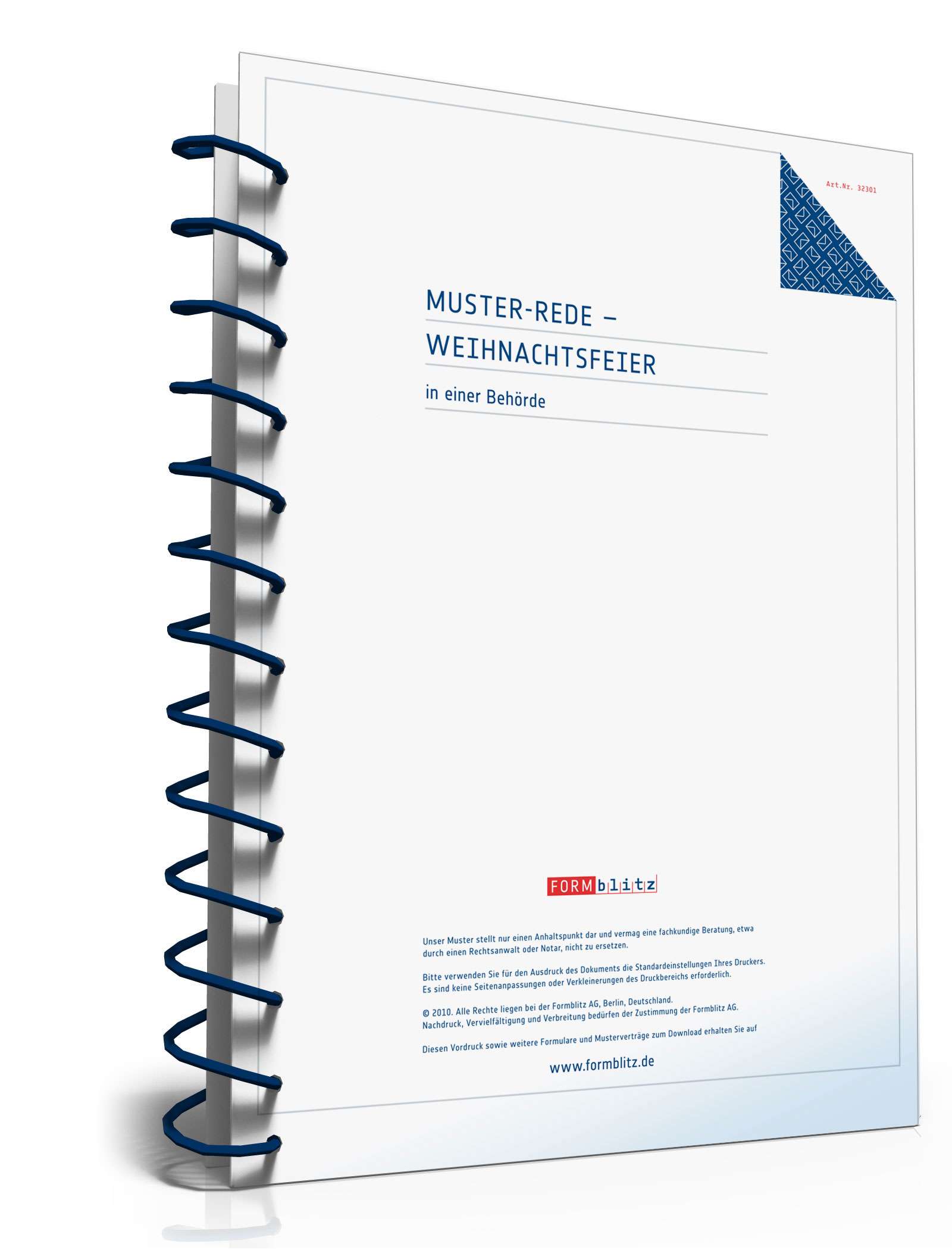 Rede Weihnachtsfeier in einer Verwaltungsbehörde Word