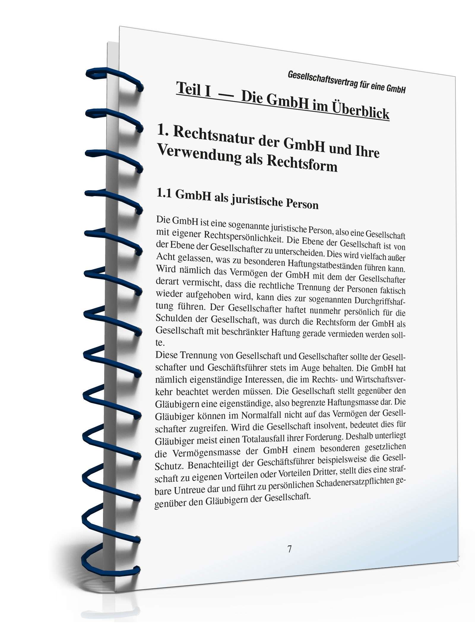 Ratgeber Gesellschaftsvertrag GmbH PDF. Seite: 6