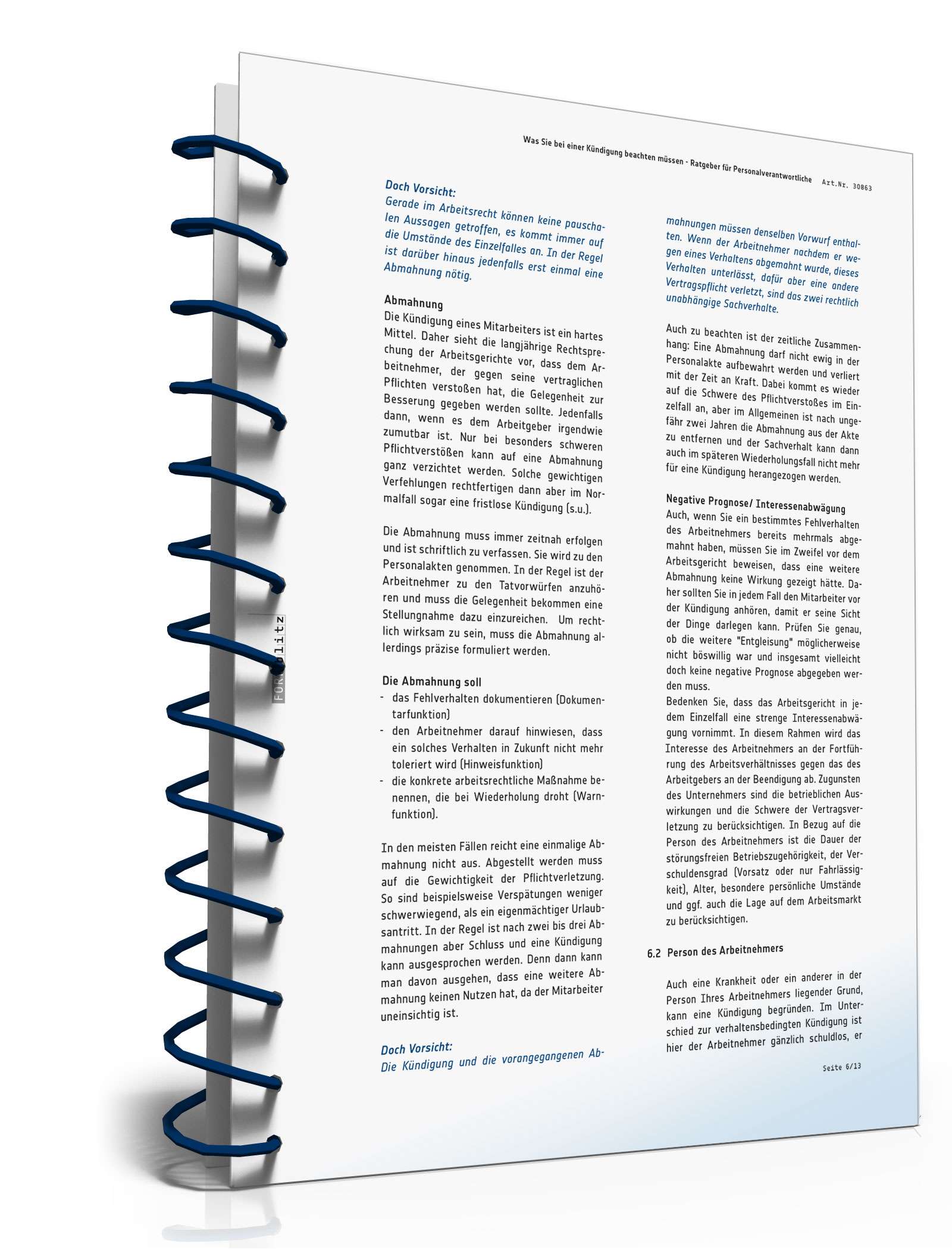 Was Sie bei einer Kündigung beachten müssen PDF. Seite: 7