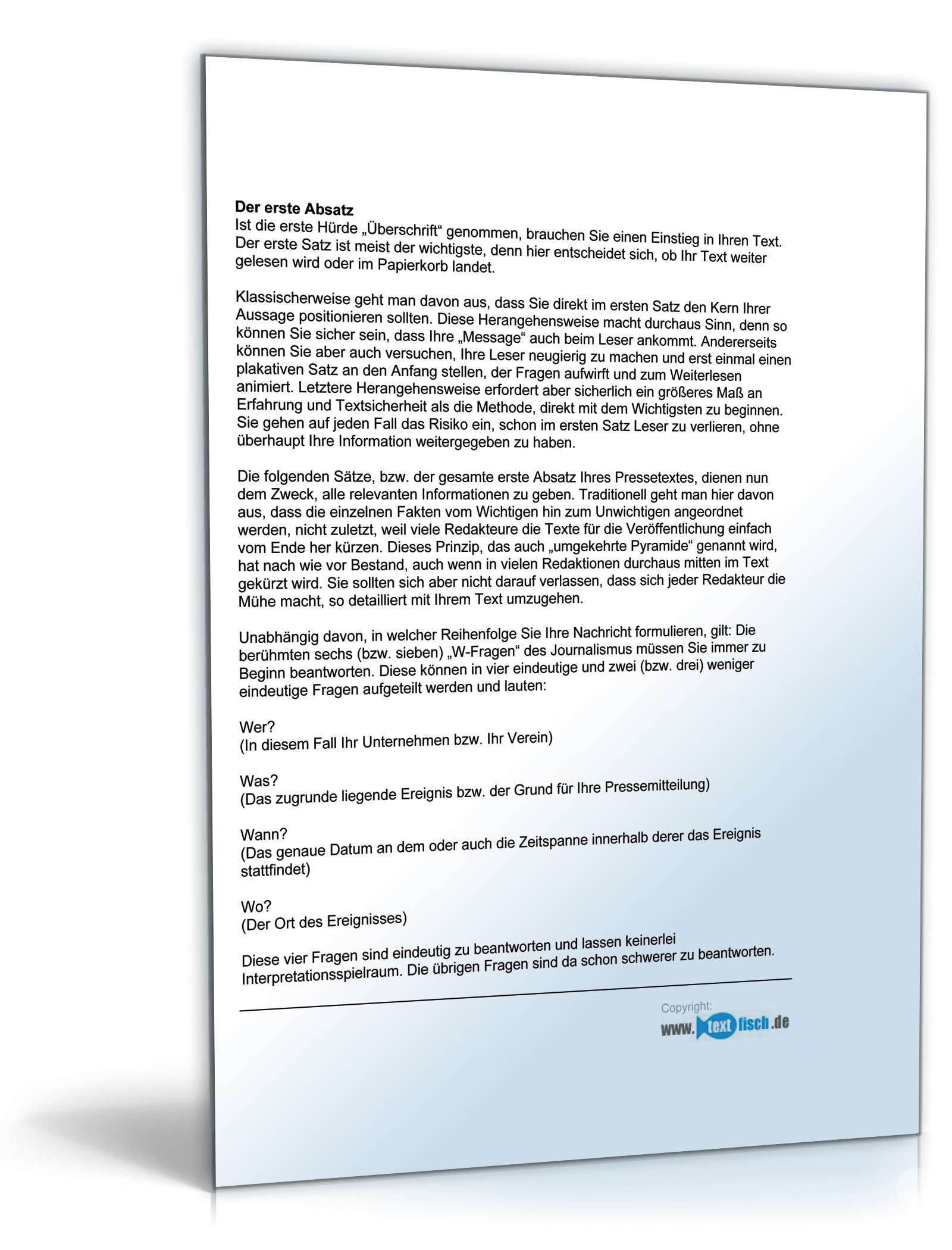 Pressemitteilung Bekanntgabe Gründung eines Sportvereins PDF. Seite: 6