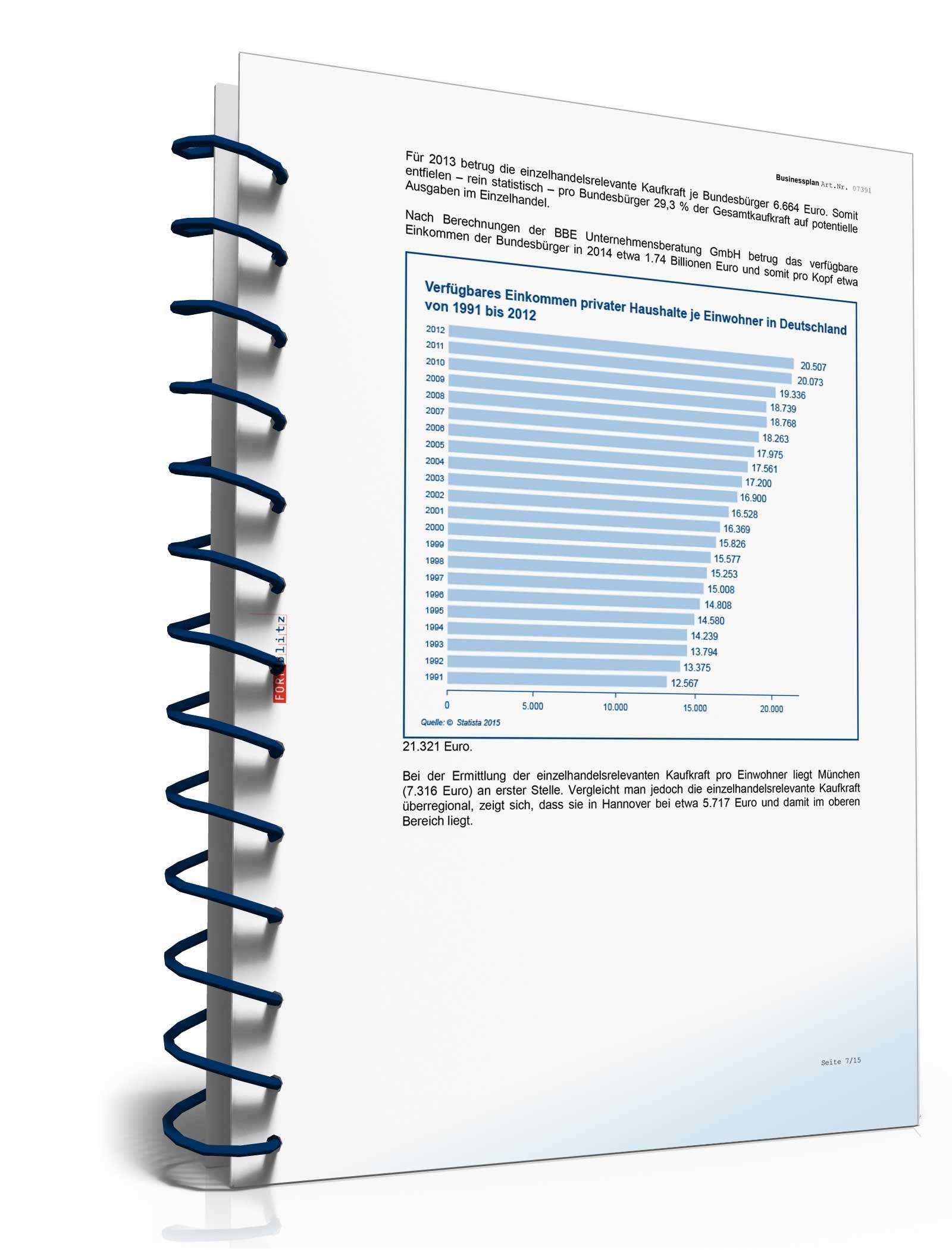 Businessplan Buchhandlung Excel. Seite: 8