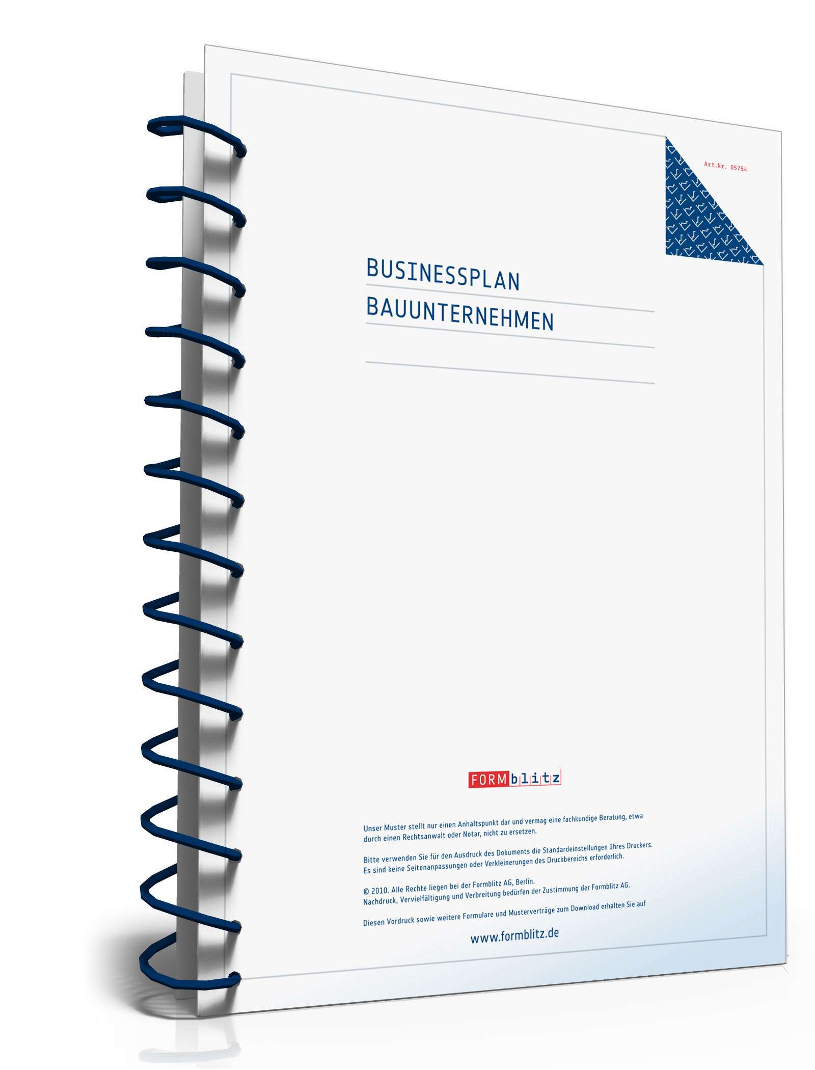 Businessplan Bauunternehmen Excel. Seite: 2