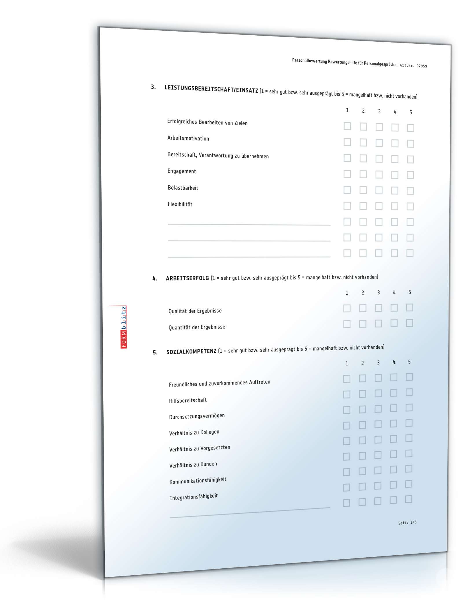 Mitarbeiterbeurteilung PDF. Seite: 2