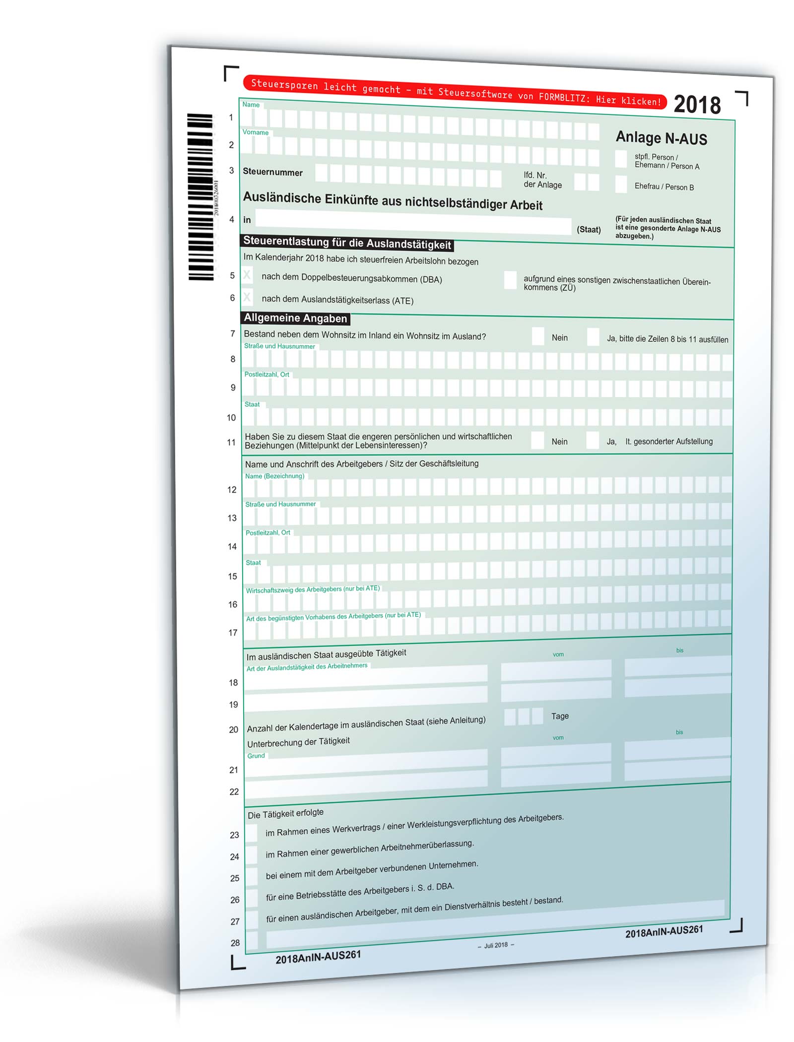 Anlage N-AUS 2018 PDF