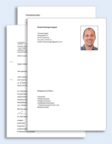 Bewerbungs-Paket Klempner  Excel