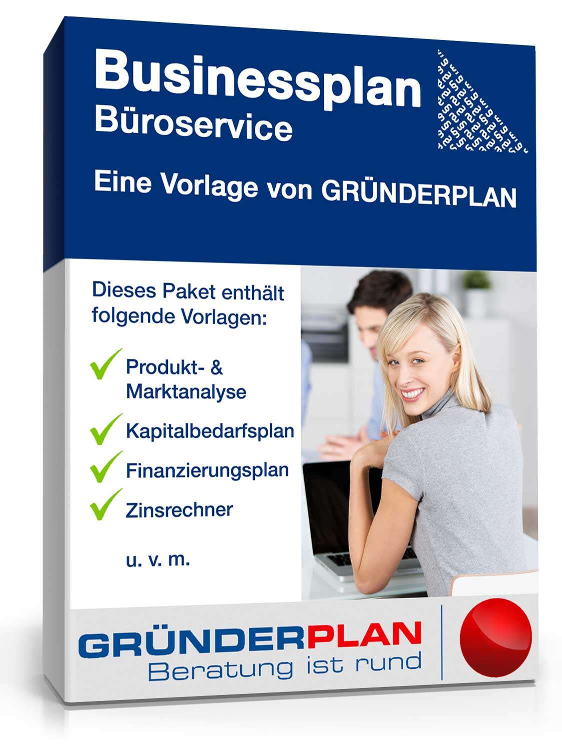 Businessplan Büroservice von Gründerplan Excel