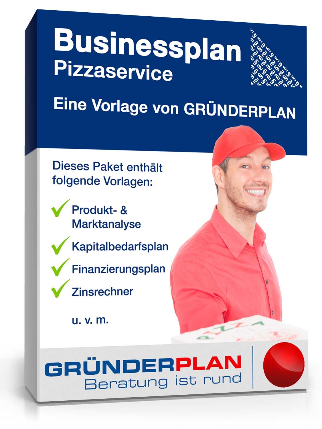 Businessplan Pizzaservice von Gründerplan Excel