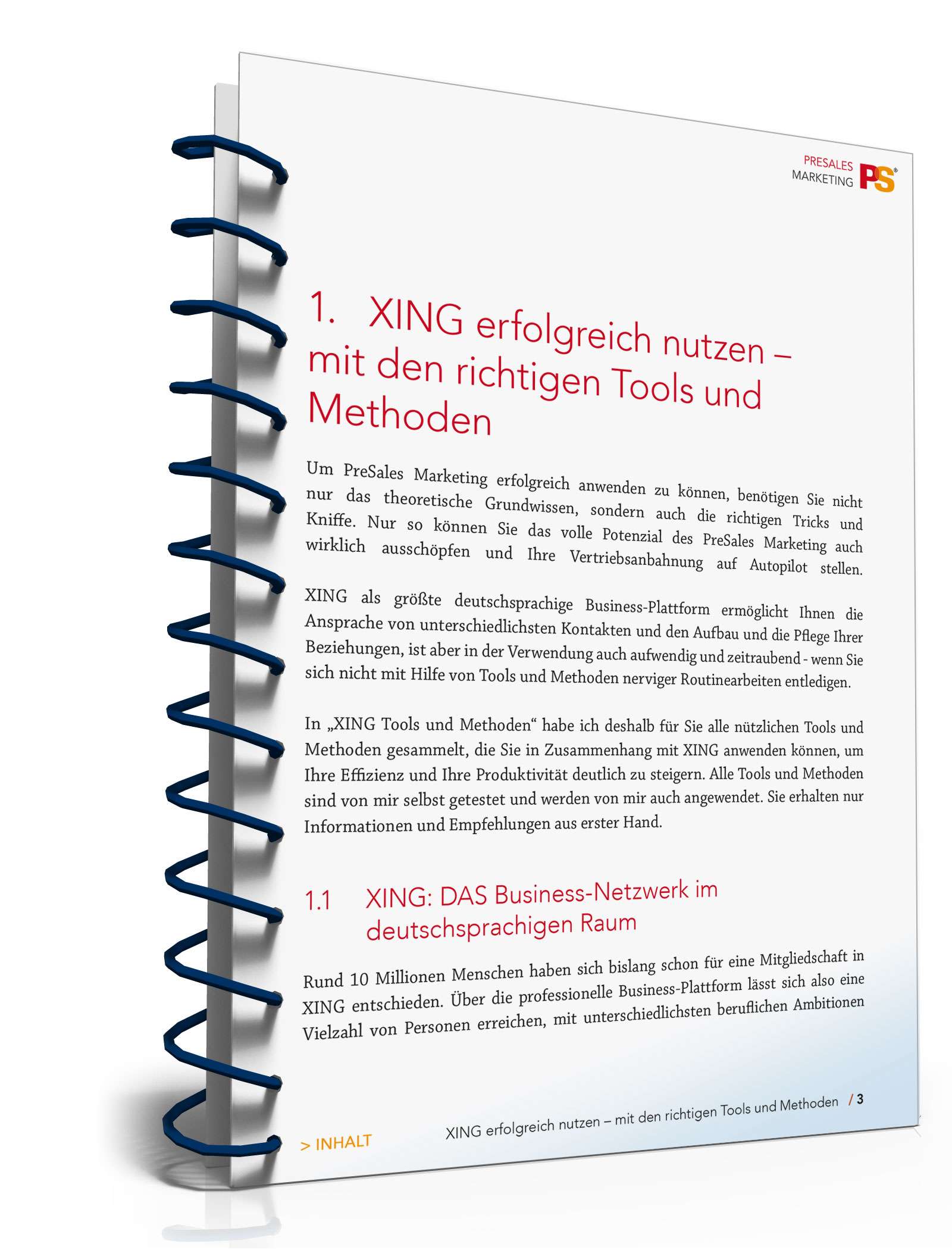 Ratgeber XING Tools/Methoden PDF. Seite: 3