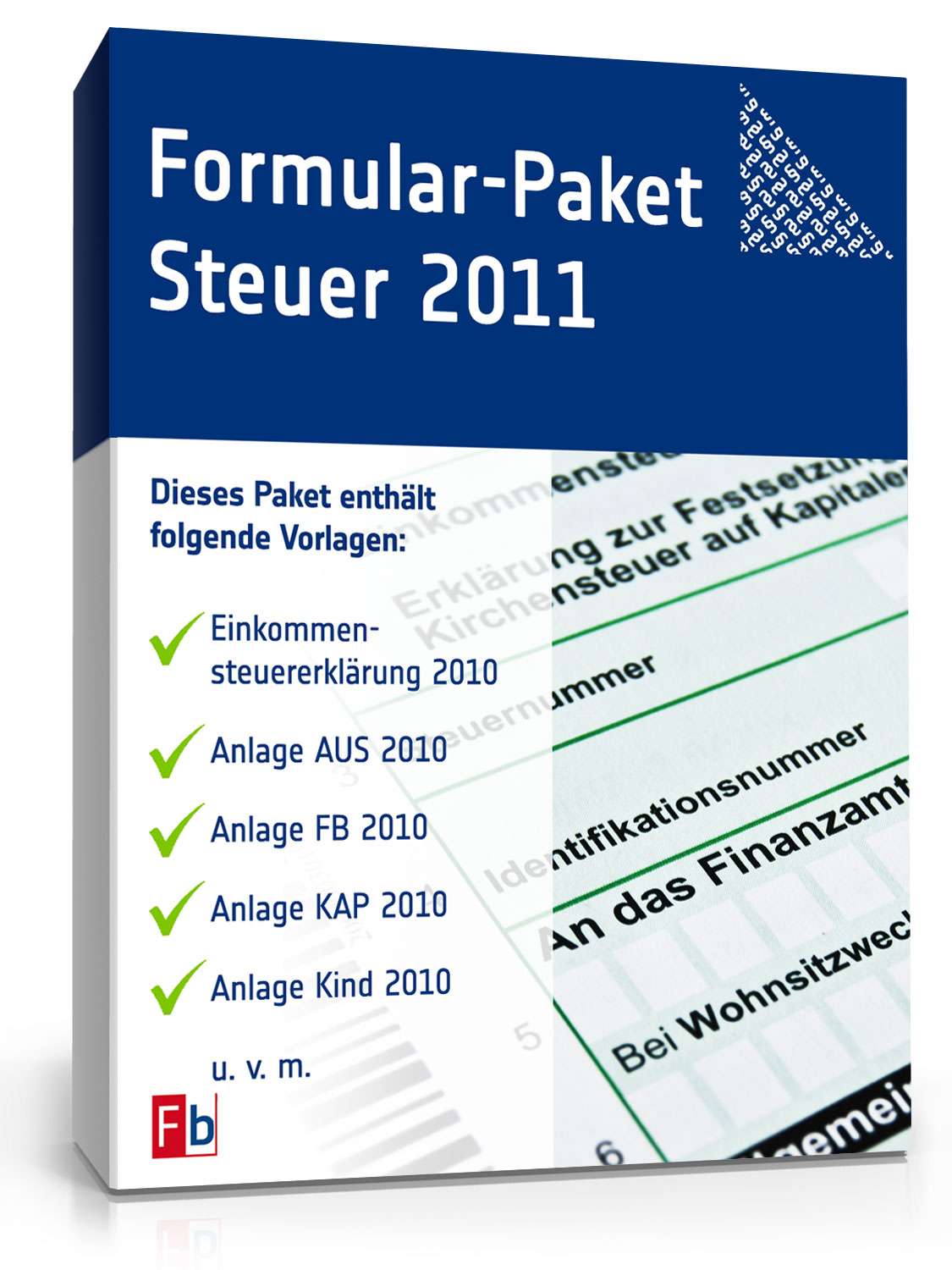Formular-Paket Steuer 2011 Excel