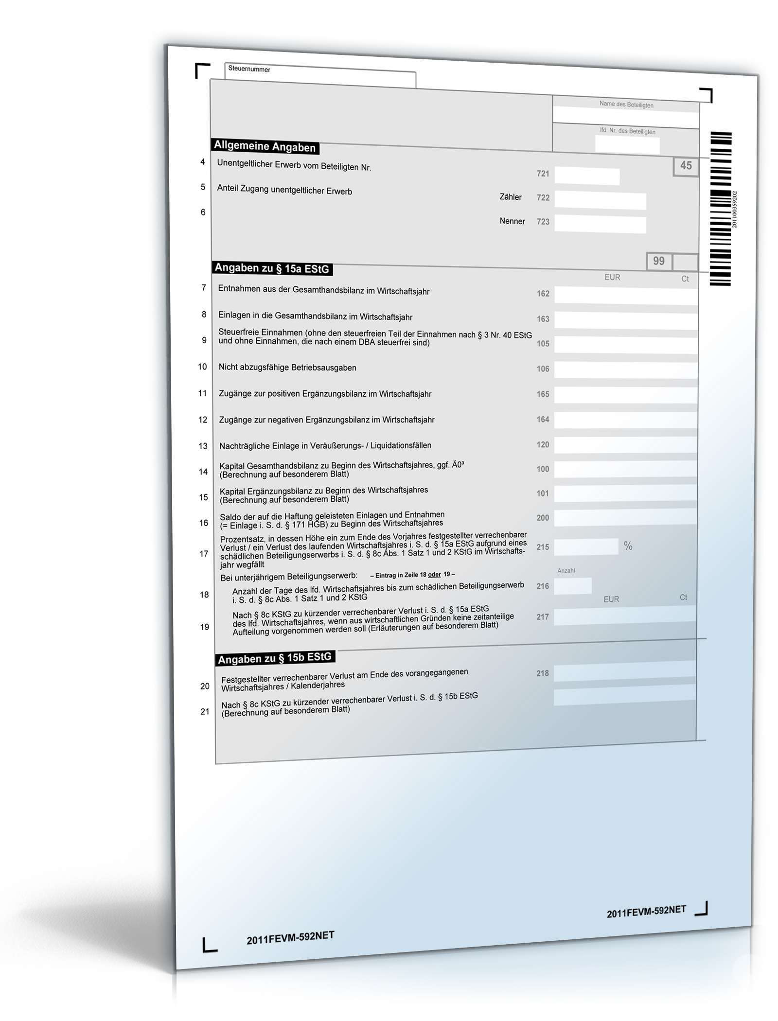 Anlage FE-VM 2011 PDF. Seite: 2