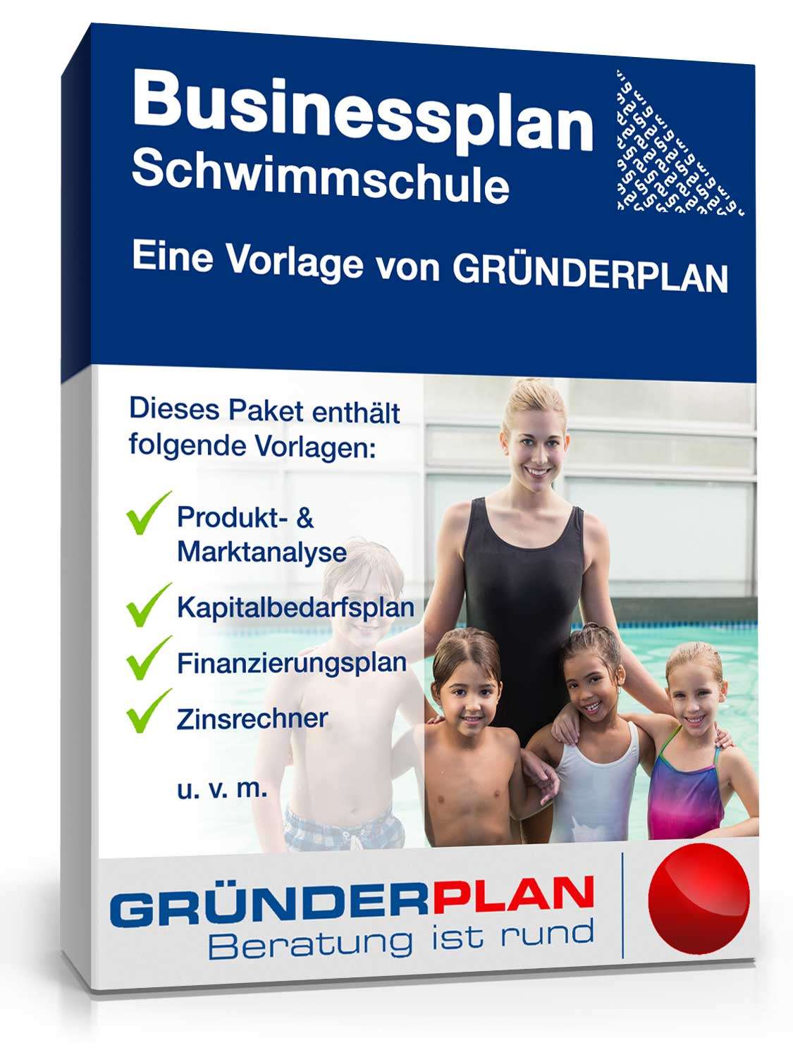 Businessplan Schwimmschule von Gründerplan Excel