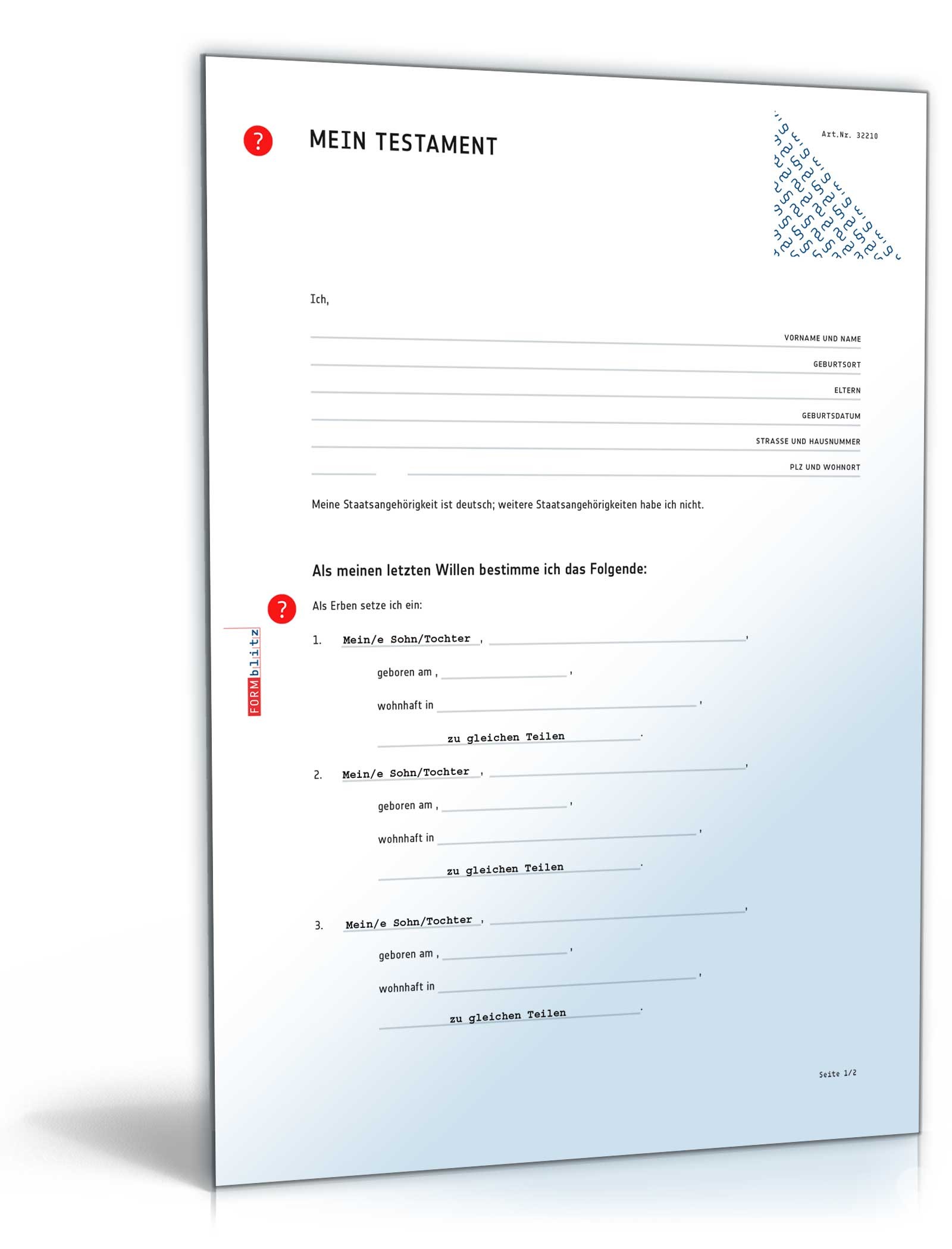 Testament für Tierhalter PDF