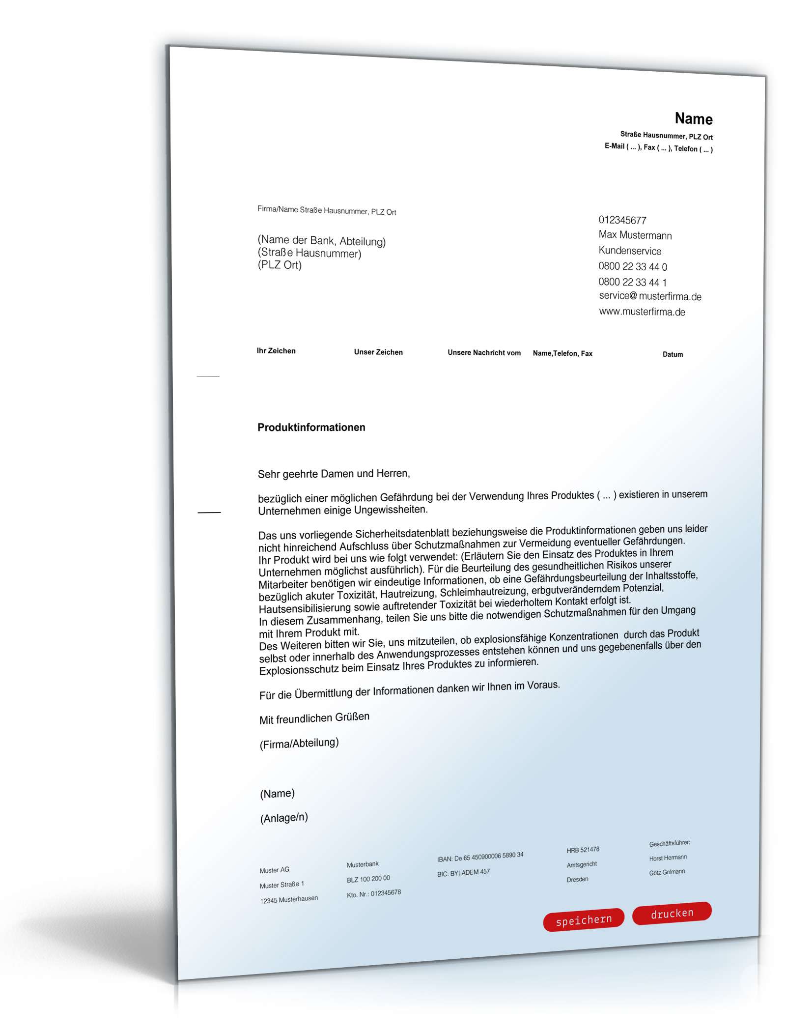 Anschreiben arbeitsmedizinische Pflichtvorsorge Word