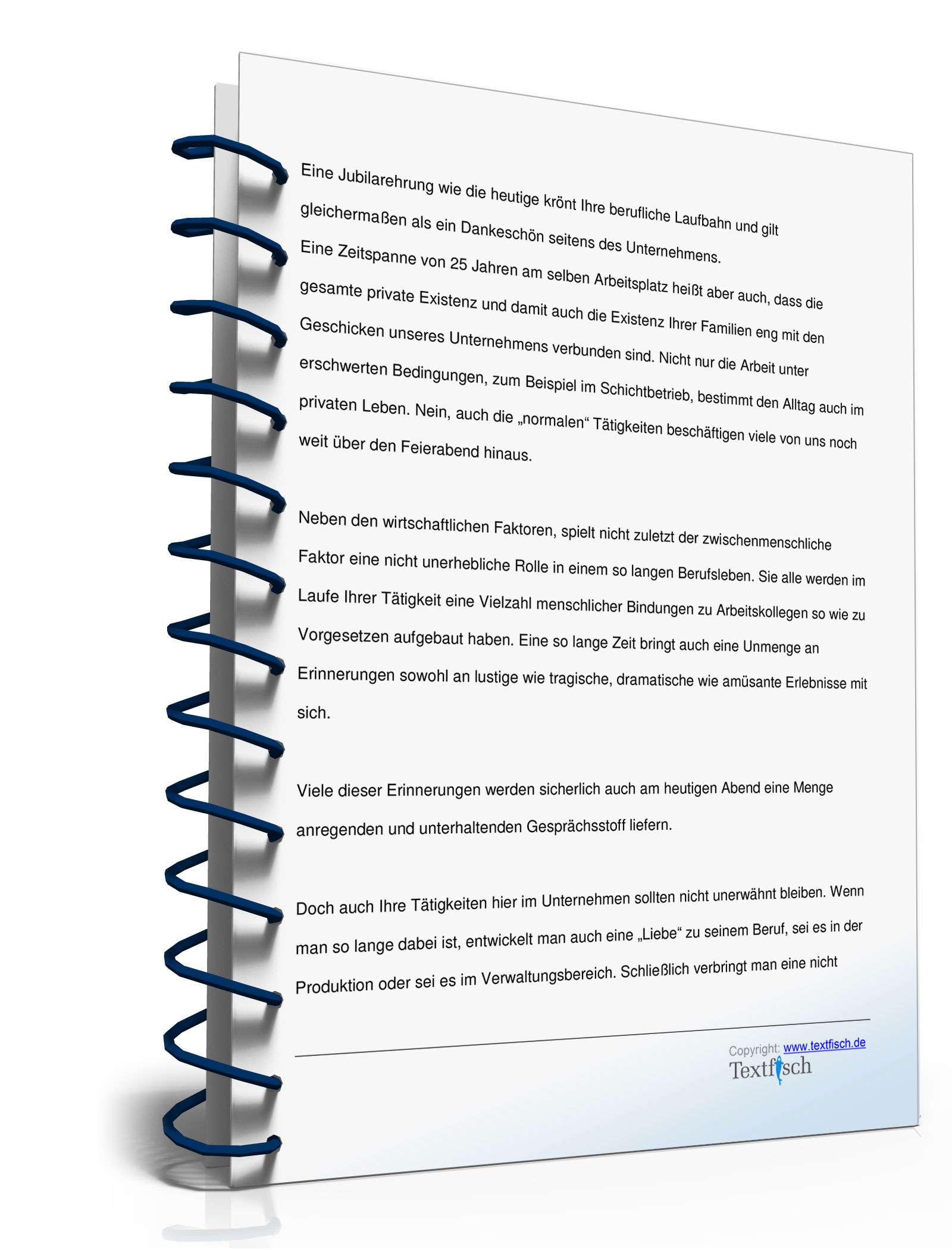 Jubiläumsrede für Mitarbeiter/Angestellten über seine Zugehörigkeit zur Firma PDF. Seite: 4