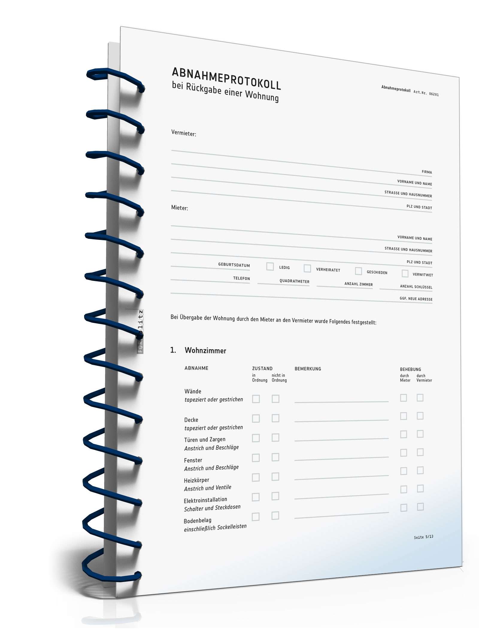 Ratgeber Mietrecht Wohnungsübergabe PDF. Seite: 6