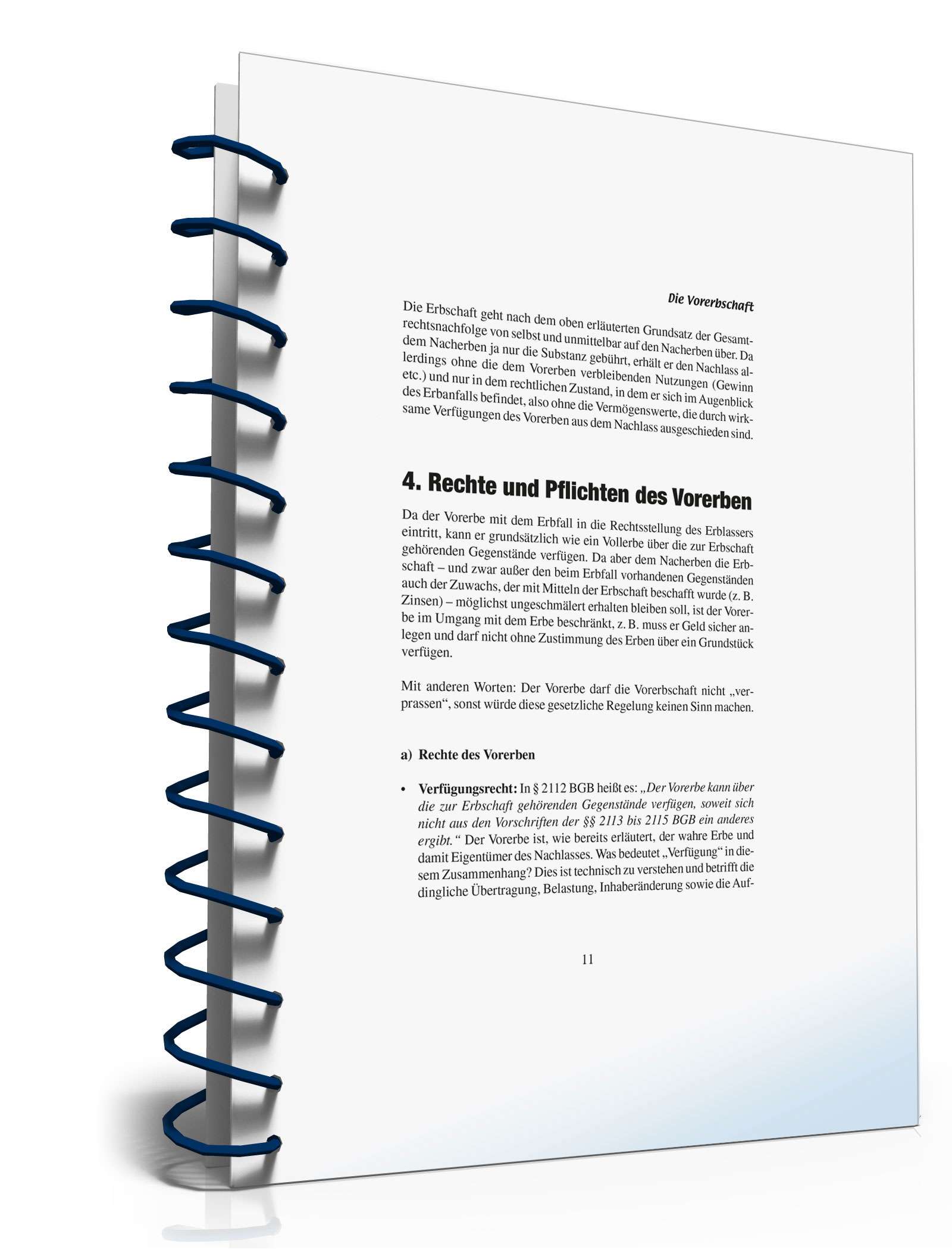 Ratgeber Vorerbschaft PDF. Seite: 11