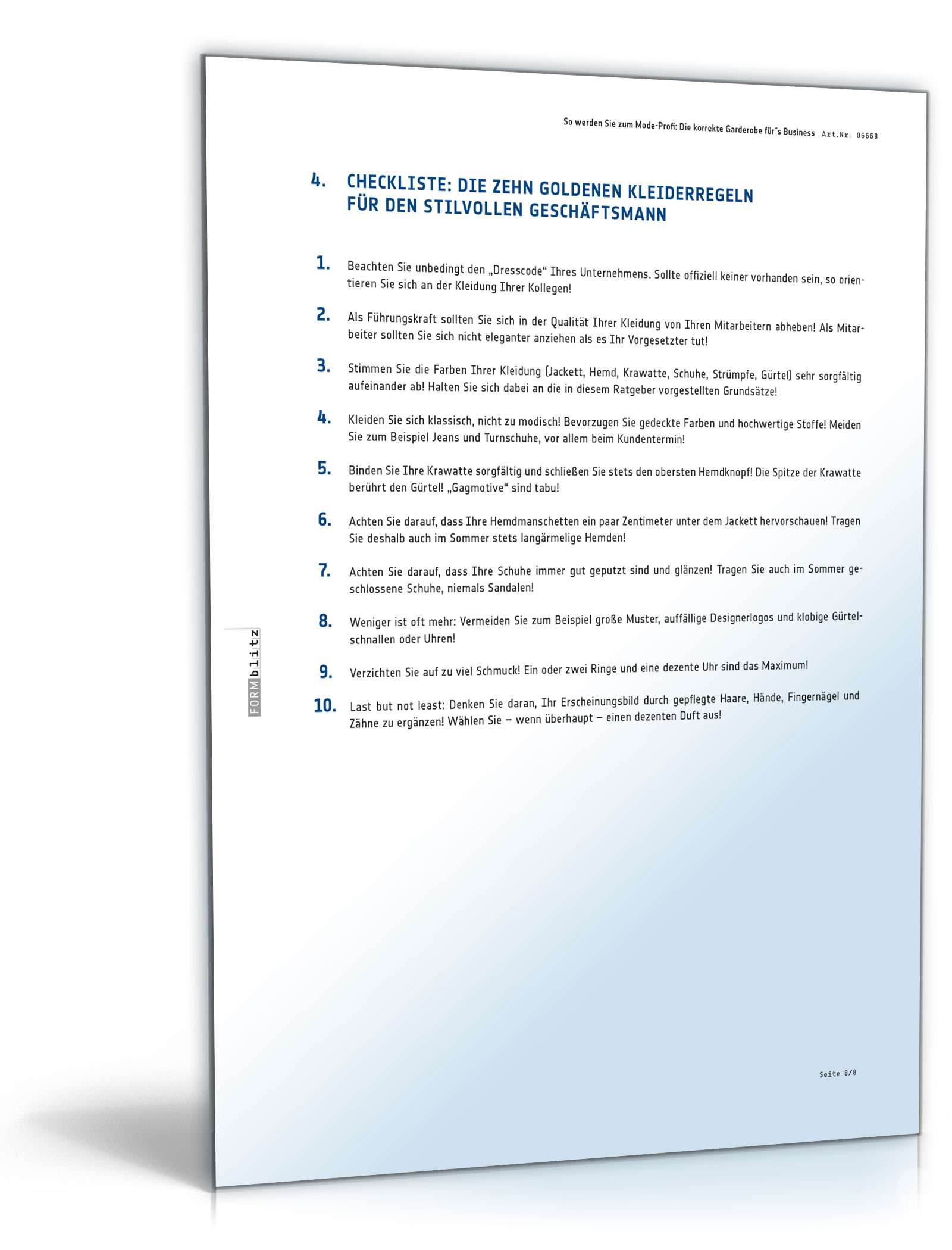 Das große Business-Knigge-Paket Excel. Seite: 15