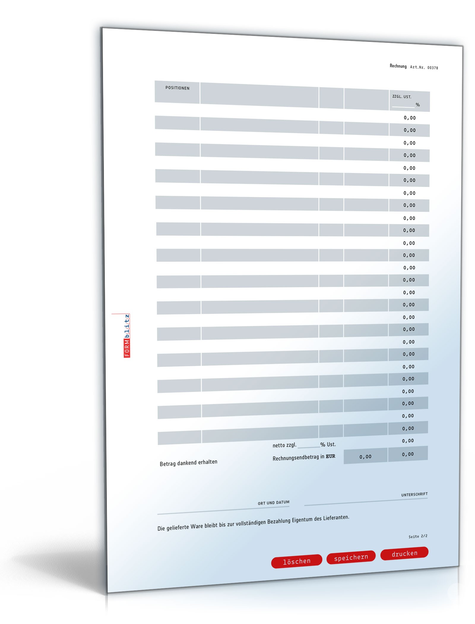 Rechnung PDF. Seite: 2