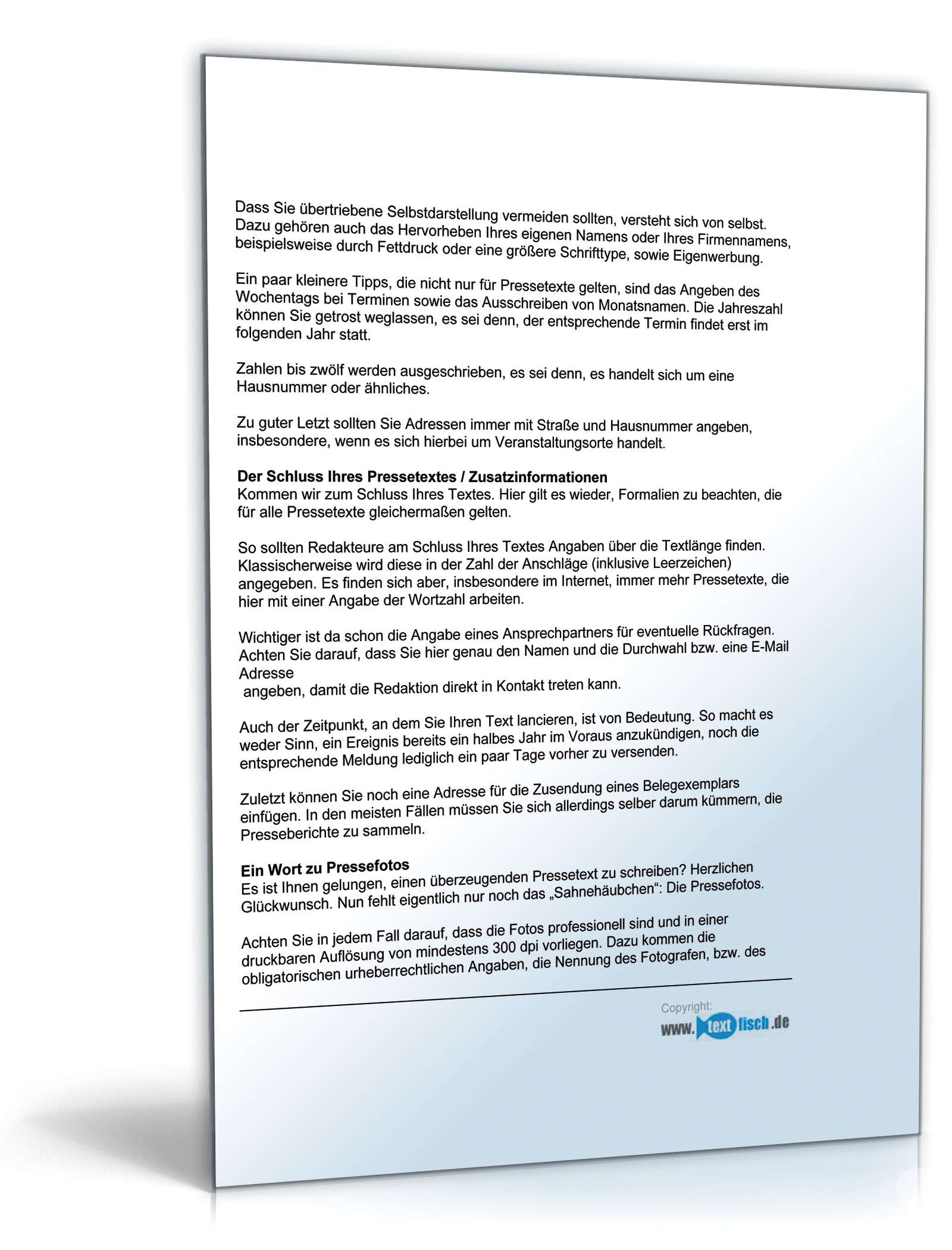 Pressemitteilung Bekanntgabe Gründung eines Sportvereins PDF. Seite: 8