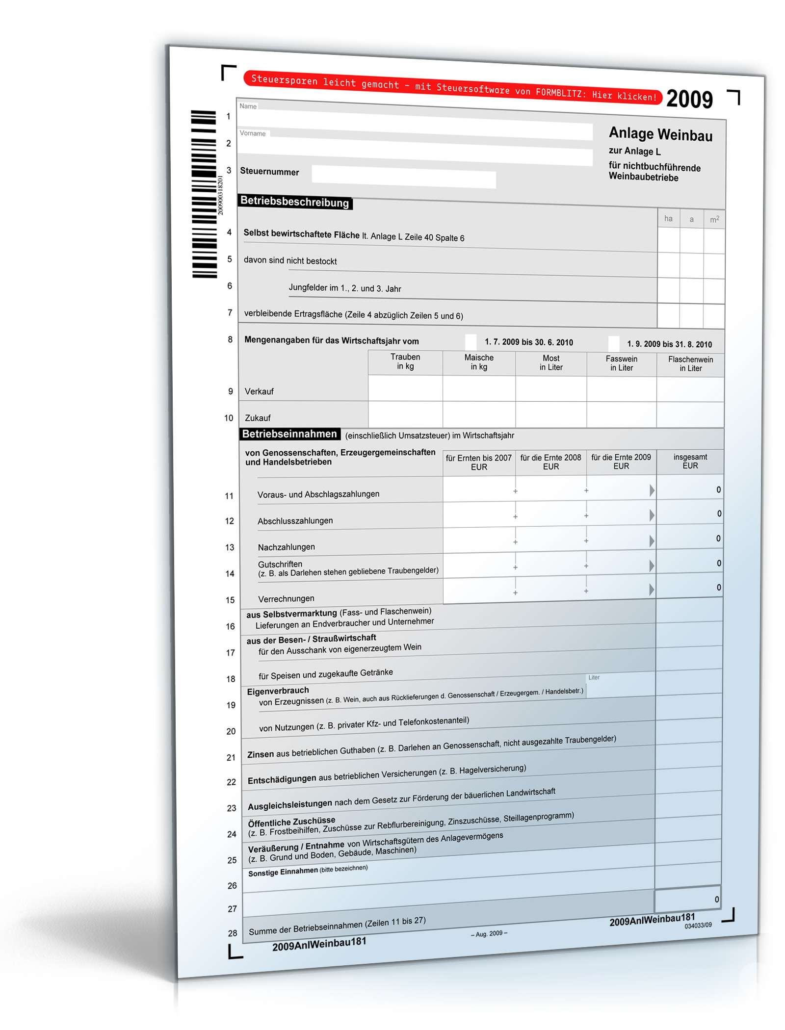 Anlage Weinbau 2009 PDF