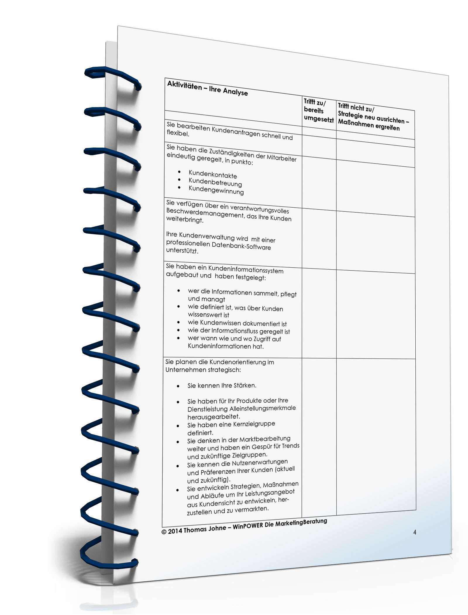 Checkliste Kundenorientierung PDF. Seite: 4