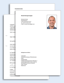 Bewerbungs-Paket Sicherheitsdienst  Excel