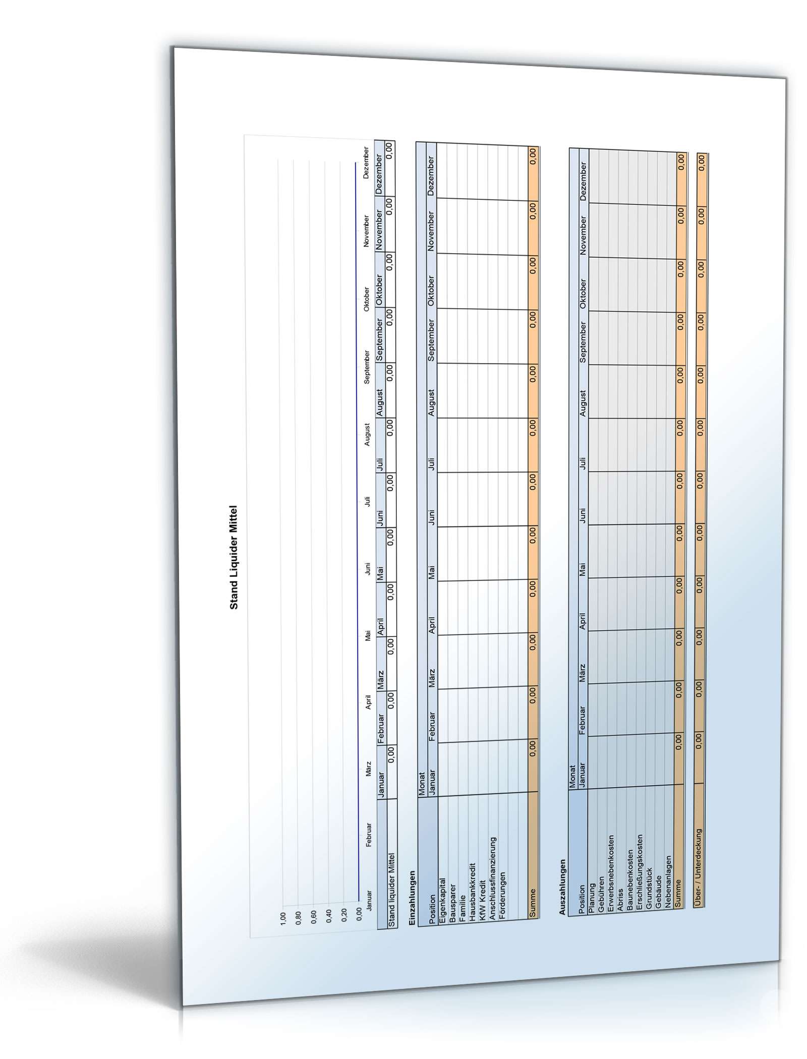 Baukostenrechner Excel. Seite: 14