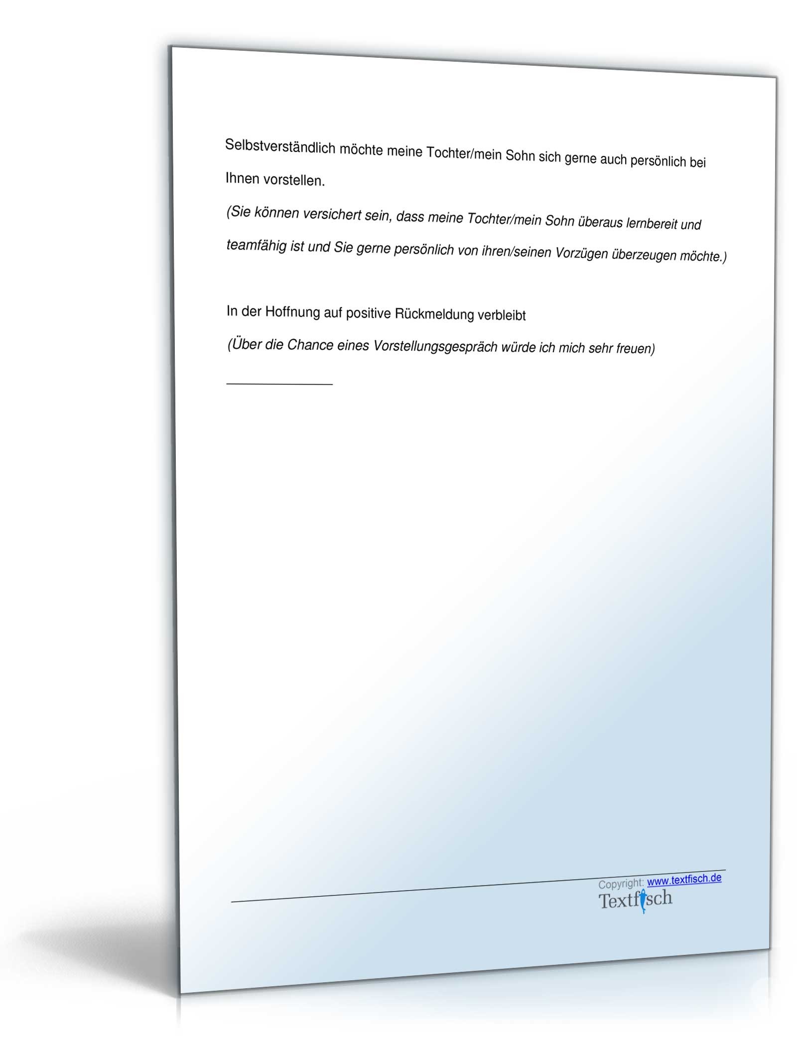 Bitte Lehrstelle für Kind PDF. Seite: 2