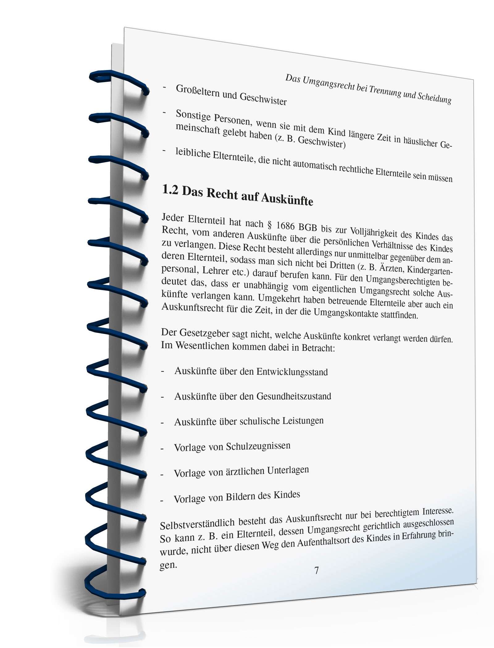 Ratgeber Umgangsrecht Trennung/Scheidung PDF. Seite: 6