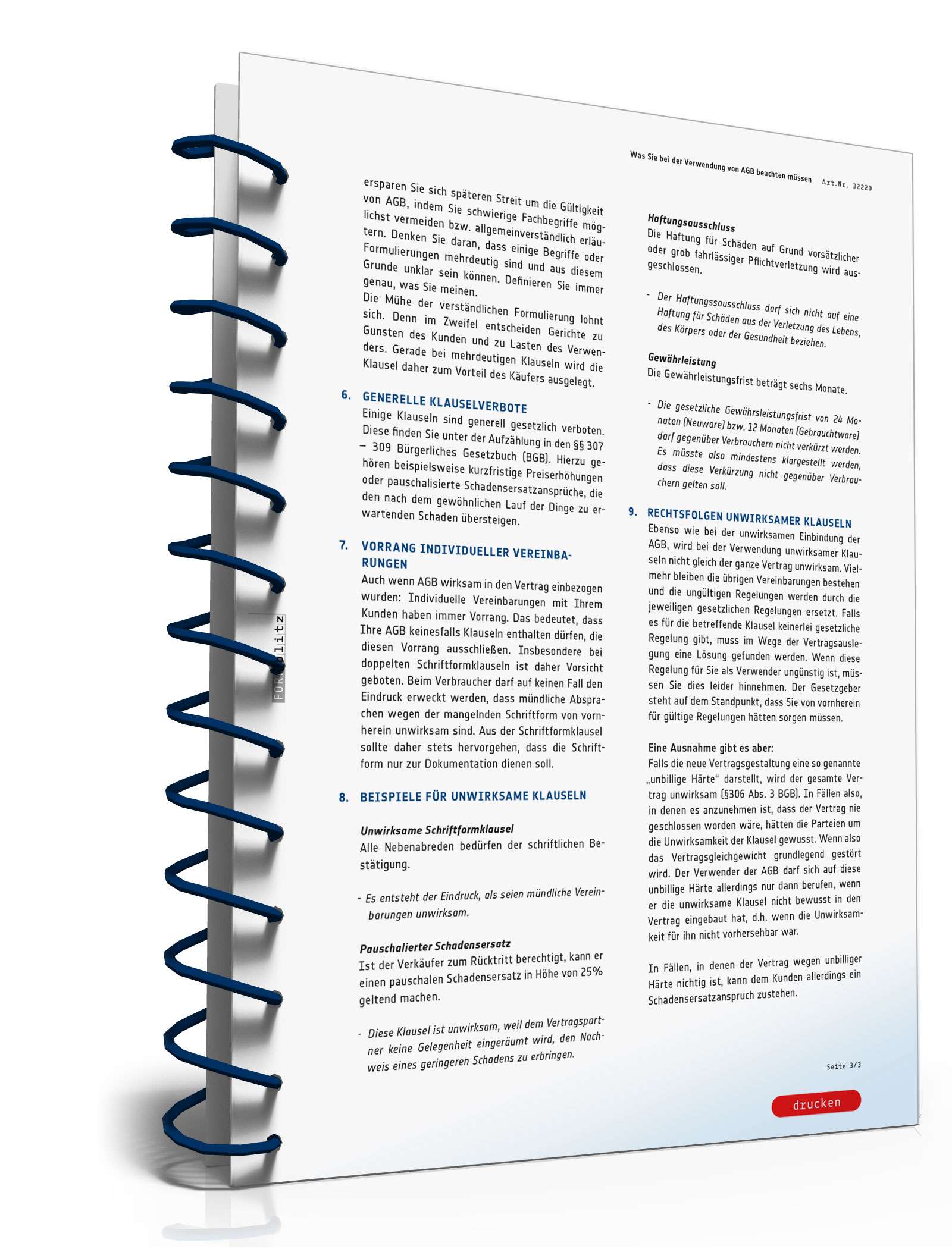 Was Sie bei der Verwendung von AGB beachten müssen PDF. Seite: 4